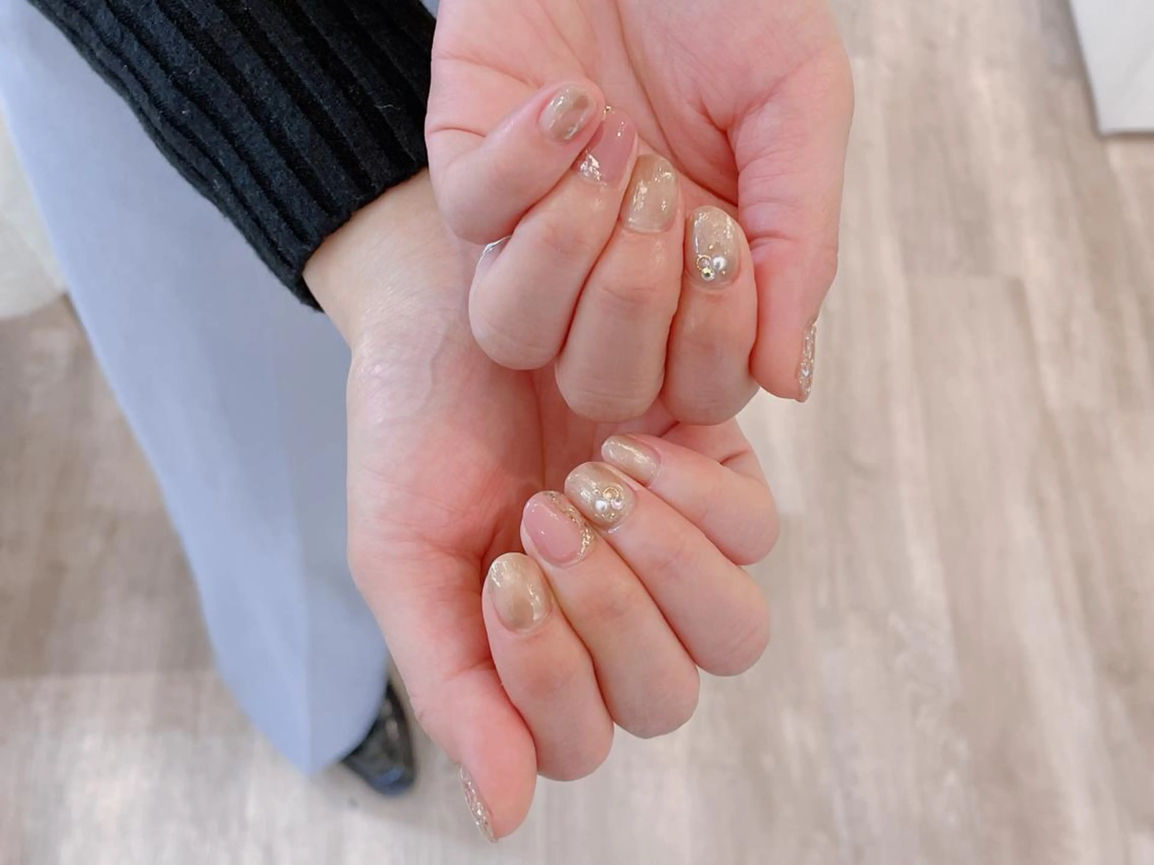 ネイル ジェルネイル パラジェル スカルプネイル ストーンネイル SINCERELY シンシアリー🌈のネイルデザイン