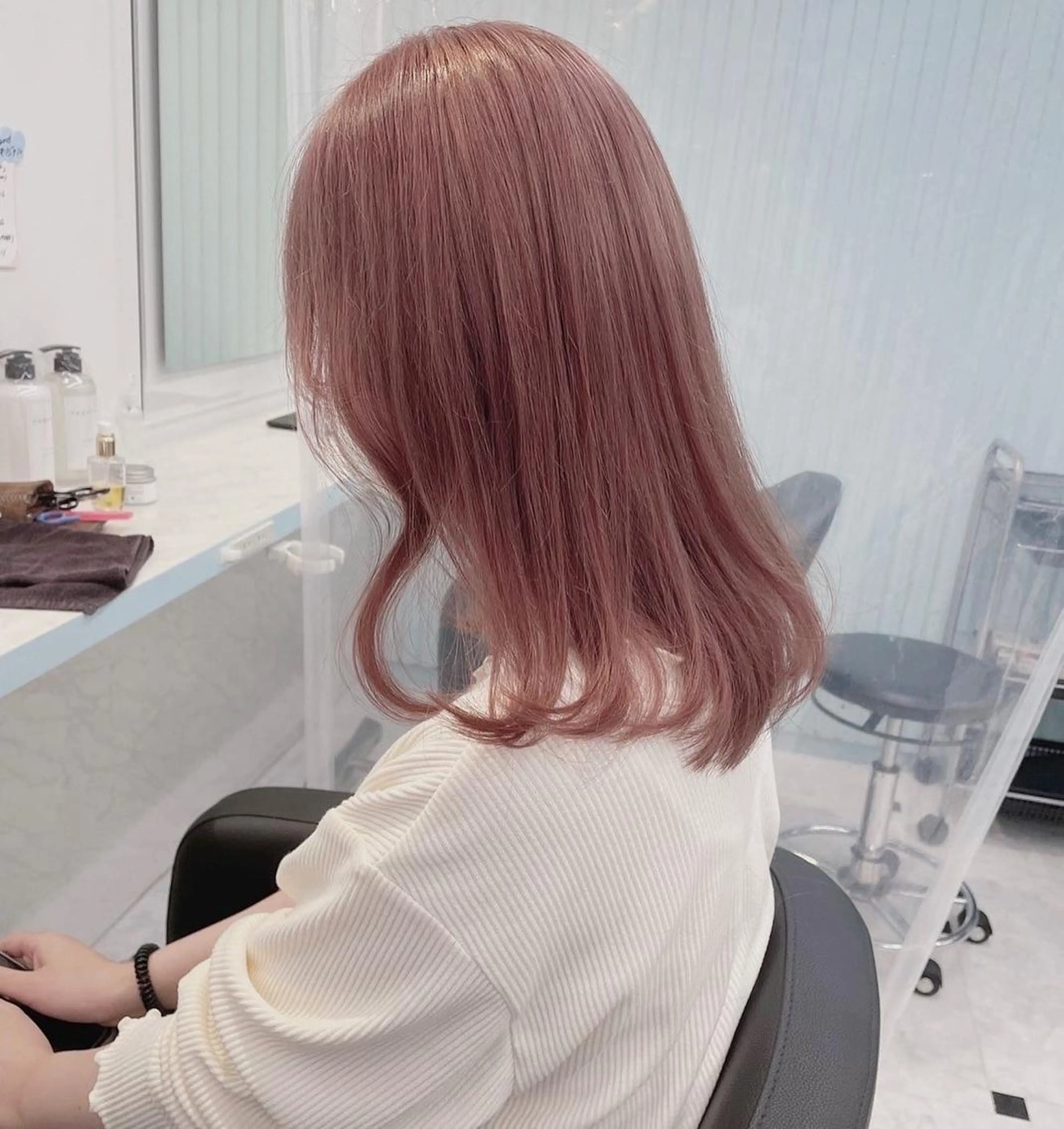 セミロング カラー ヘアカラー トリートメント ヘッドスパ ヘアセット 🎨透明感モテカラー DAIKI🎨のヘアスタイル