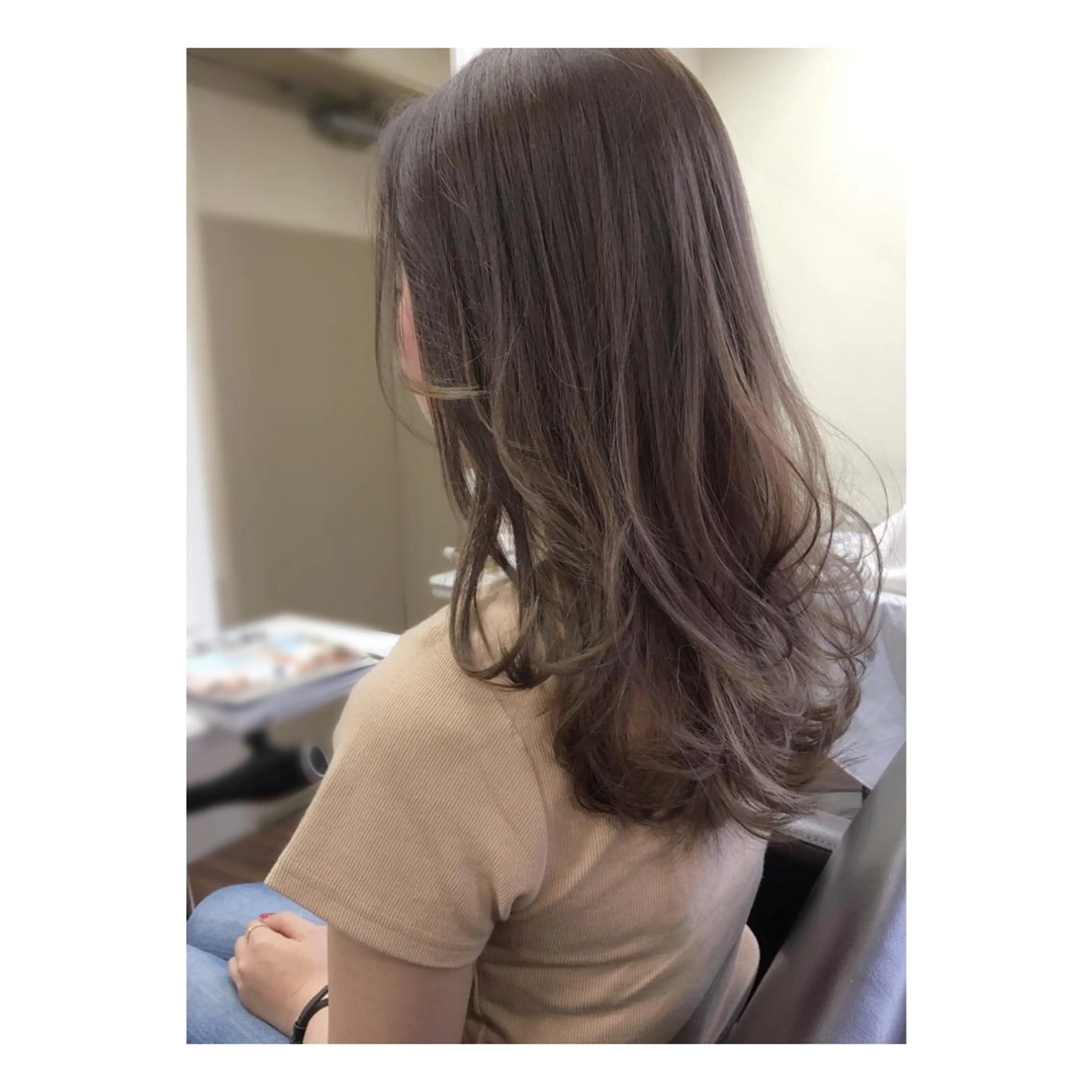 ミディアム セミロング ロング peige 斉藤✨大人ヘアー✨のヘアスタイル