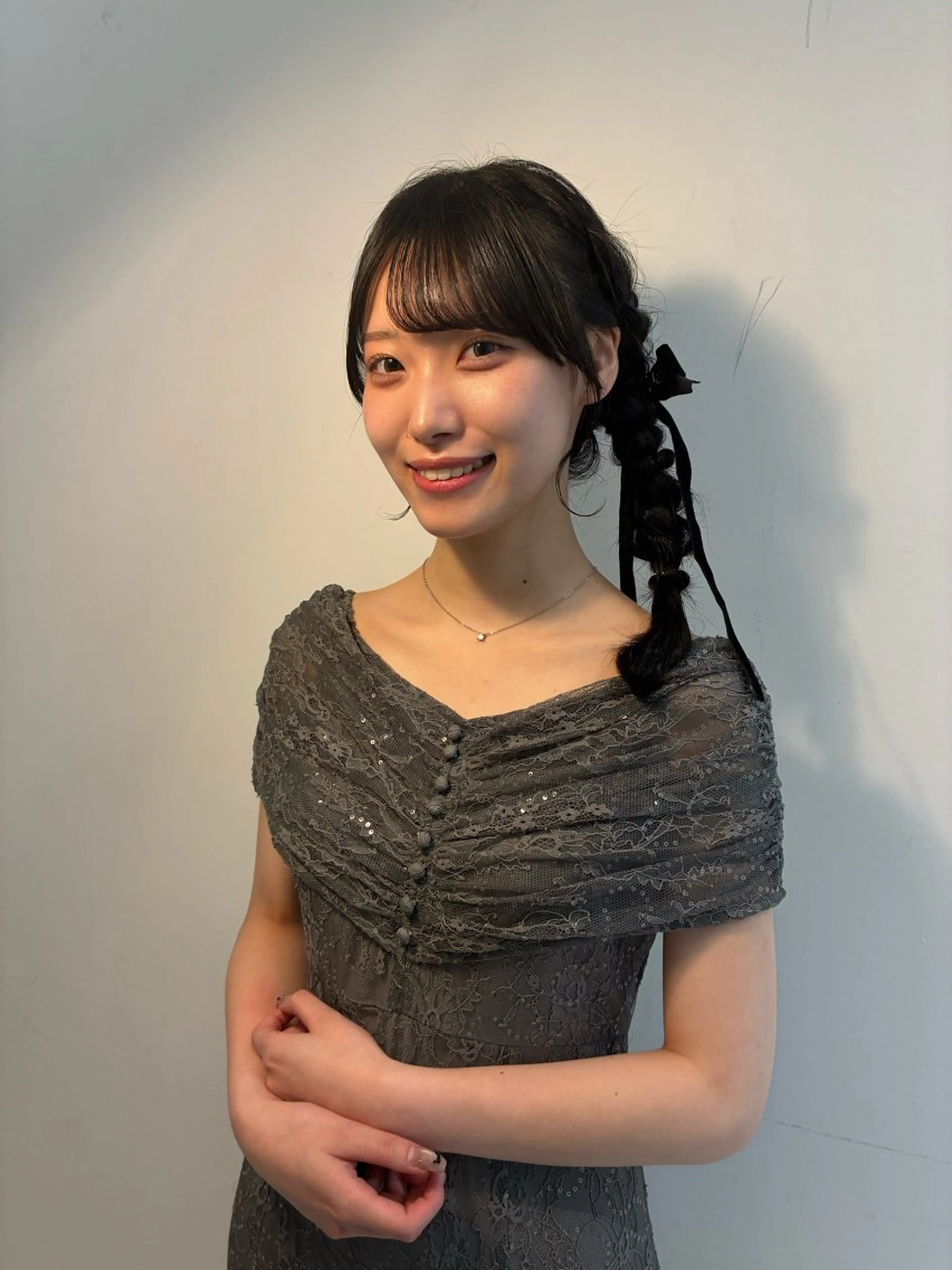 ミディアム ヘアセット cono noughtのヘアスタイル