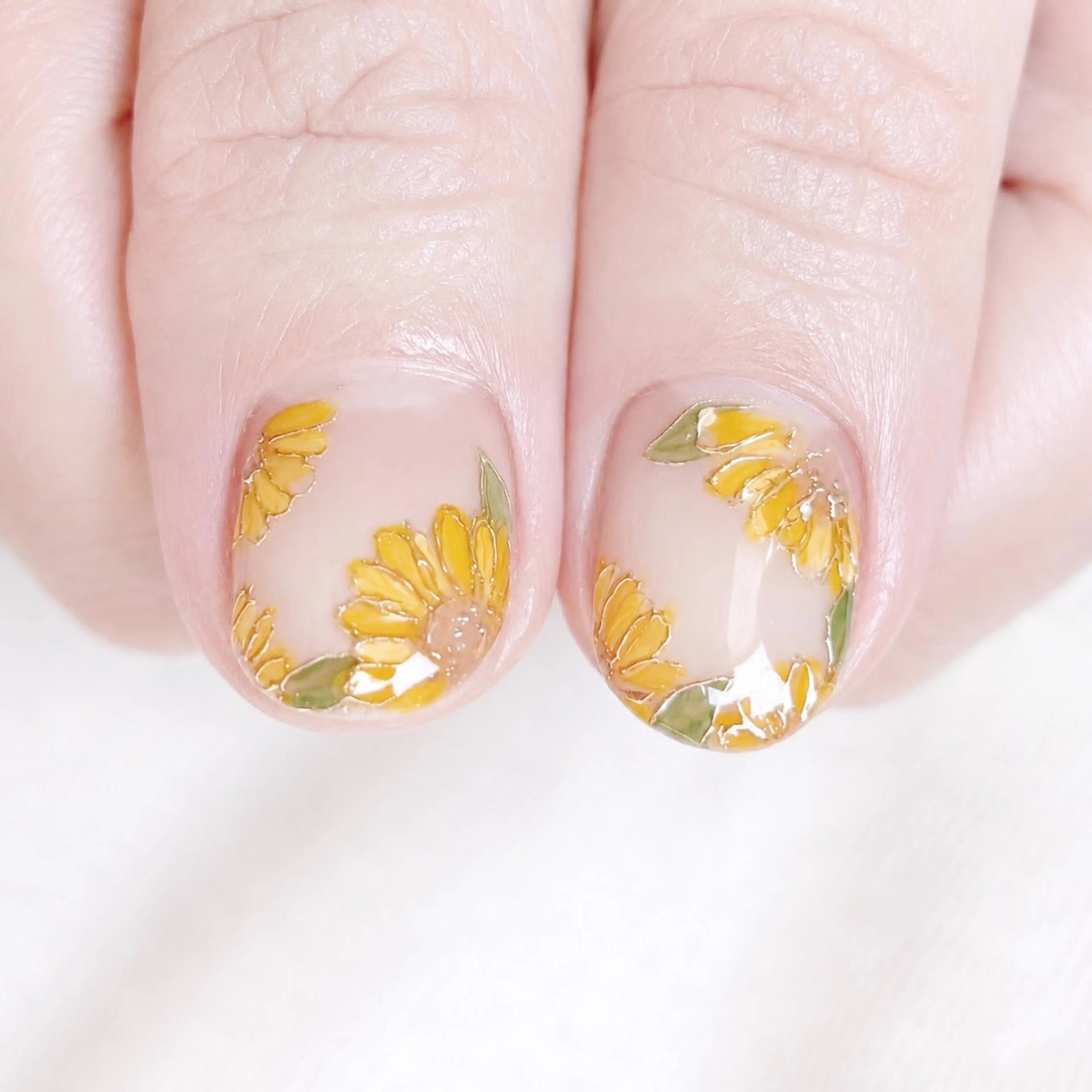 ネイル アートネイル フラワーネイル ジェルネイル ニュアンスネイル オフィスネイル ハンドネイル usagi nailのネイルデザイン