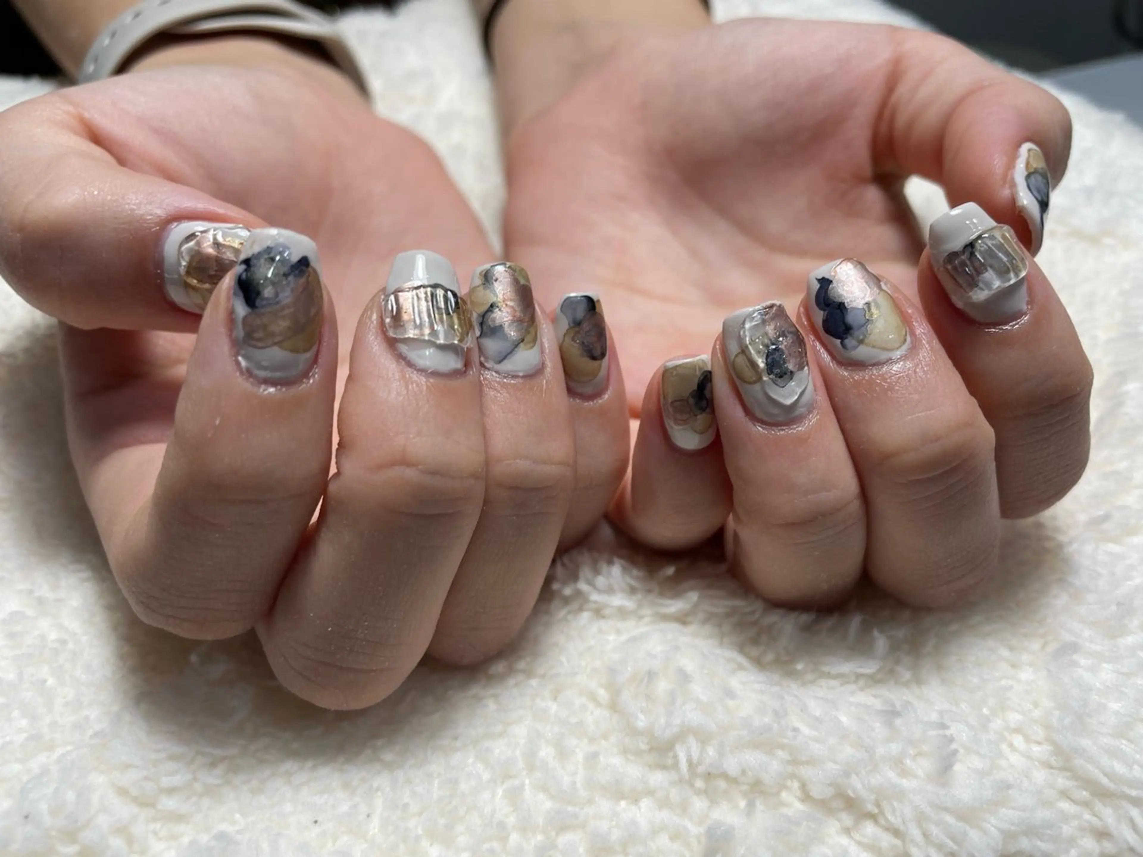 ネイル ニュアンスネイル ハンドネイル K Akaneのネイルデザイン