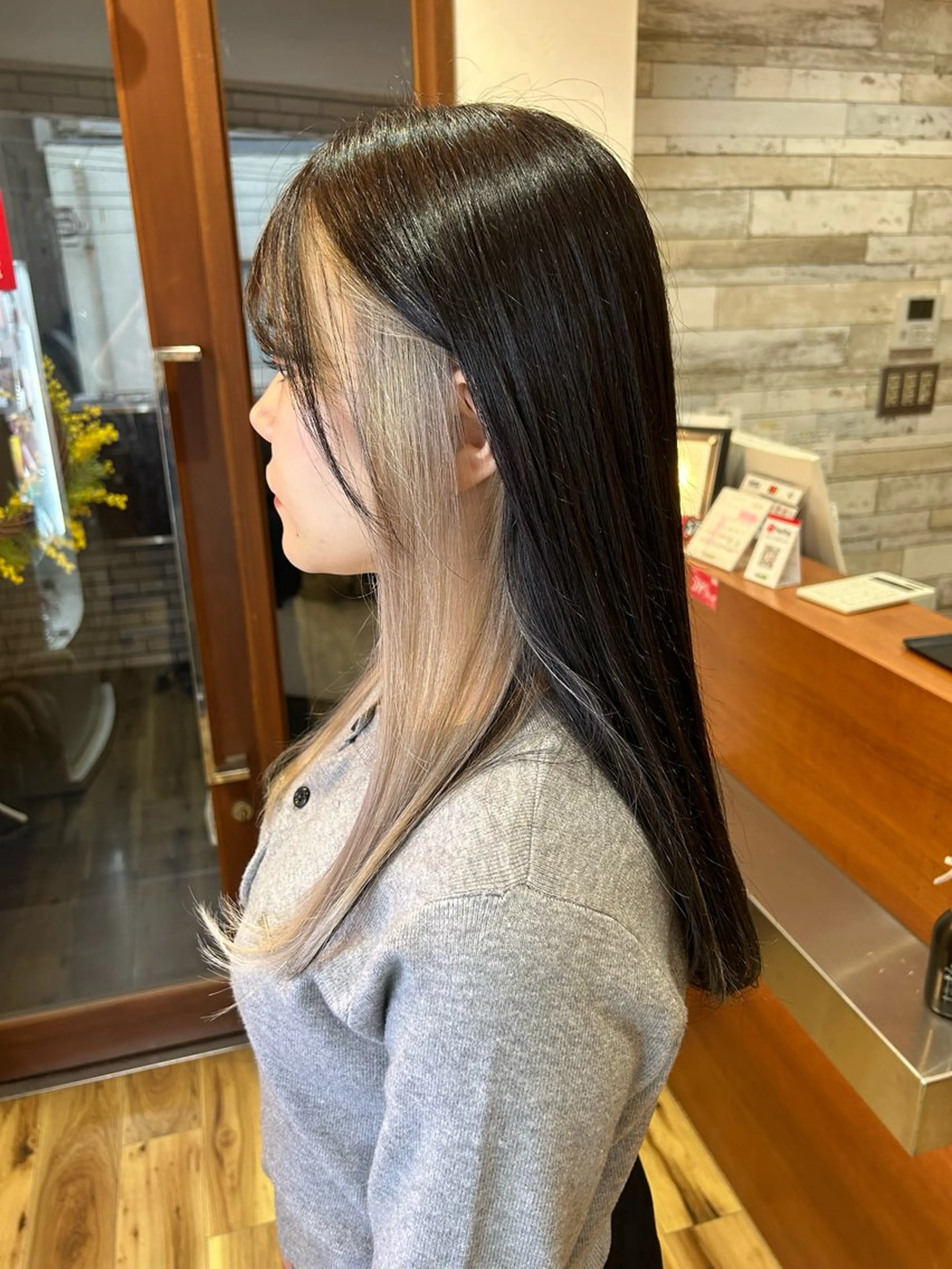 カット＋ケアインナーorケアイヤリング＋カラー⭐️の写真