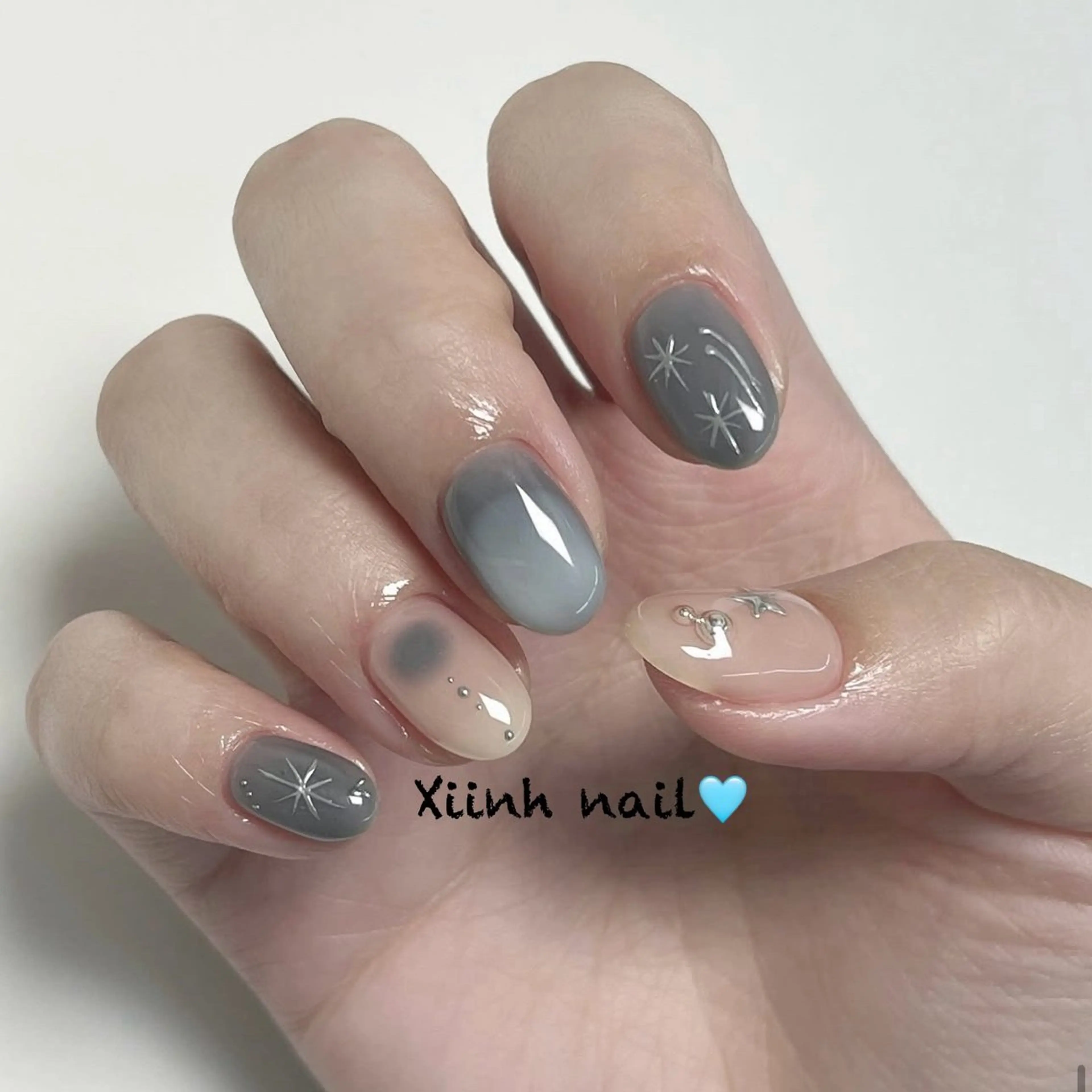 ネイル チークネイル 桜ネイル フットネイル ジェルネイル ハロウィン ハンドネイル XIINH NAIL SALONのネイルデザイン