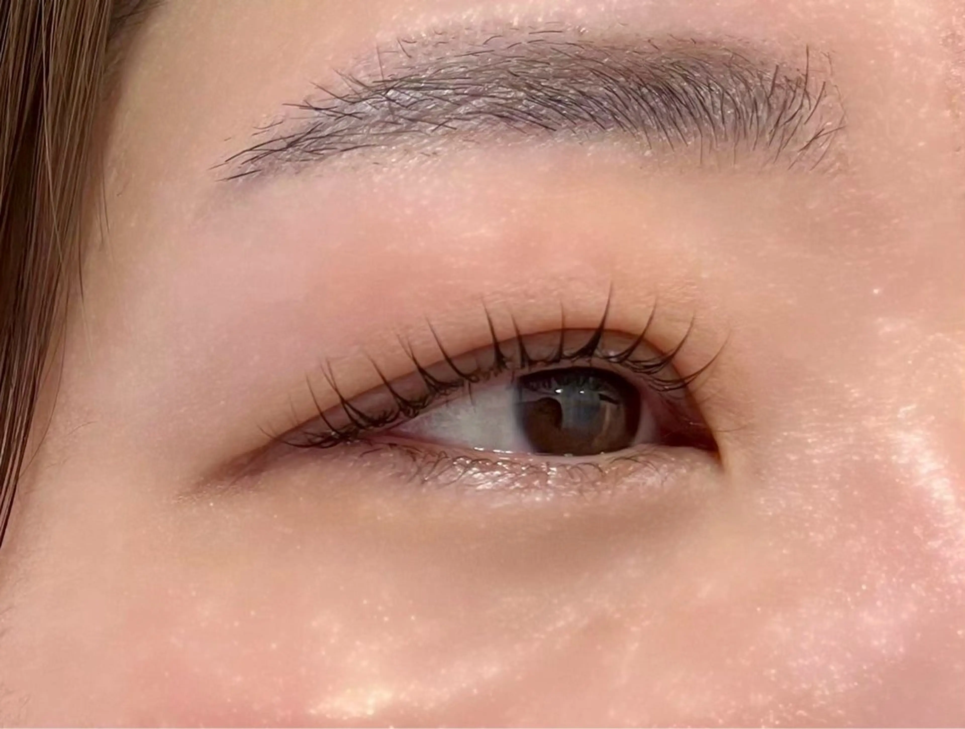 マツエク・マツパ マツパ 暖色カラー❤️横浜 エクステらん🦖のヘアスタイル