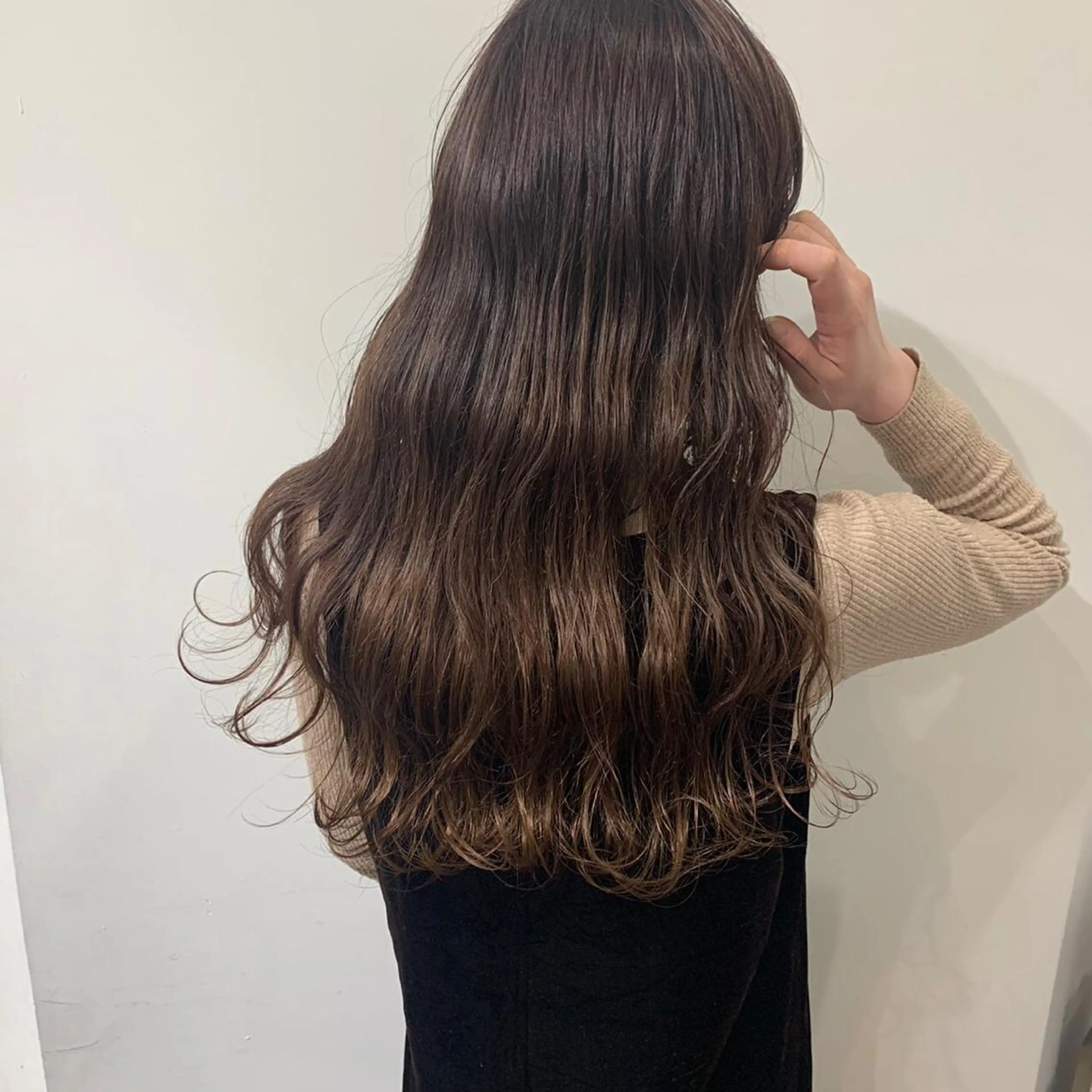 ロング カラー ヘアカラー トリートメント 酸性縮毛矯正 梅田茶屋町 Juriのヘアスタイル