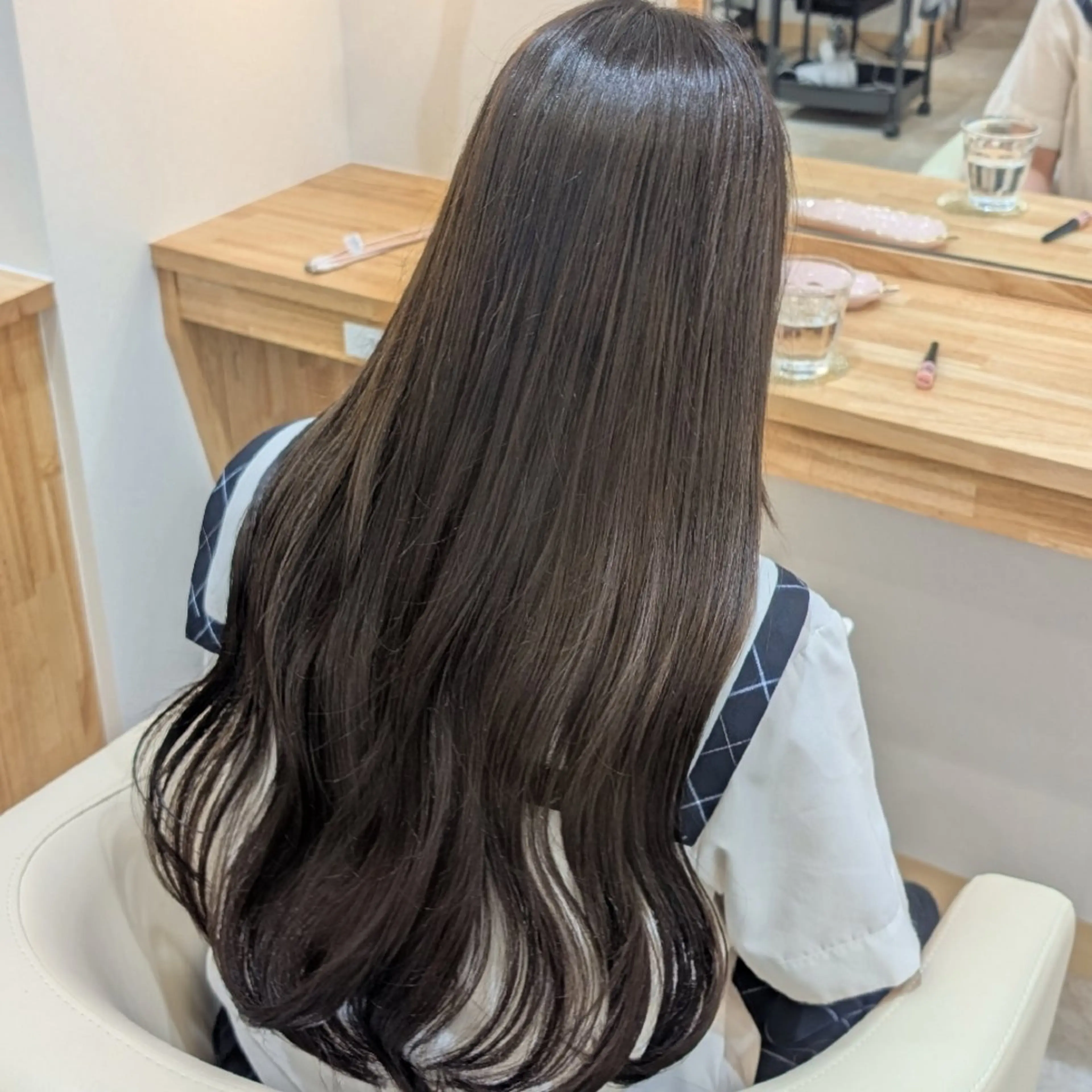 ロング カラー 彩桜/艶カラー/小顔 に見せるカット✂のヘアスタイル