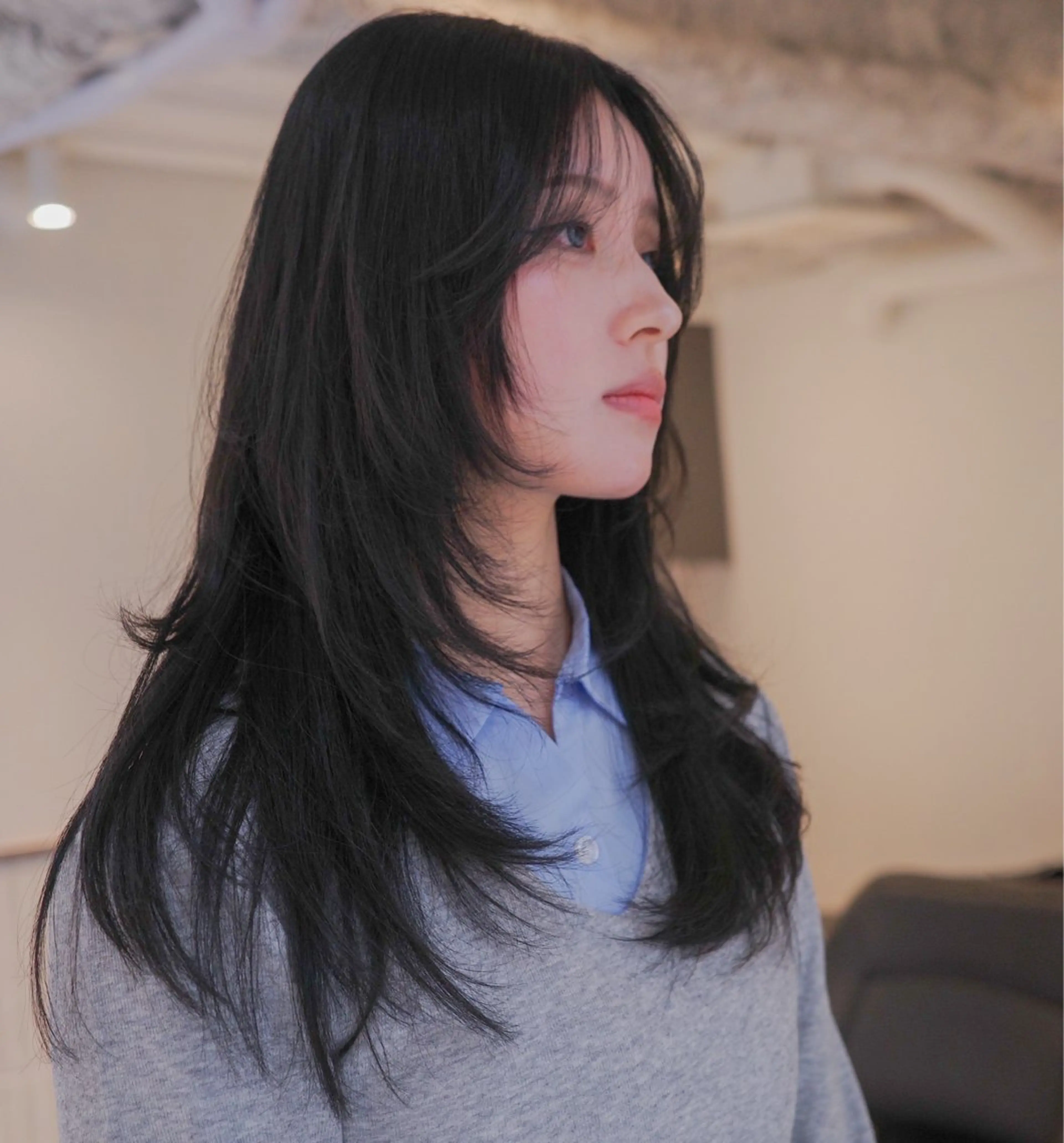 ロング カラー ヘアアレンジ カット ヘアカラー トリートメント opus 店長大和 レイヤー/赤み消しのヘアスタイル