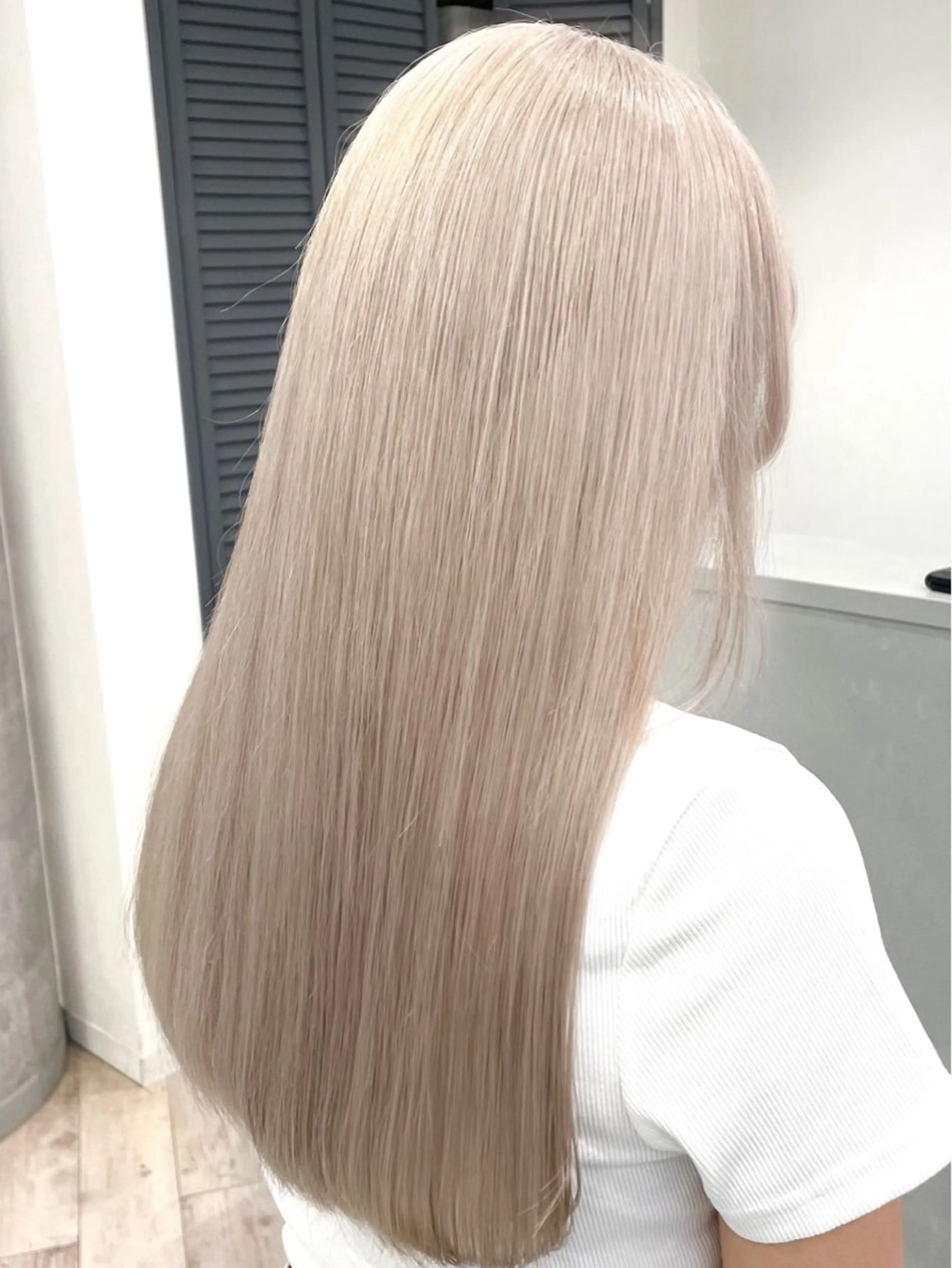 ロング ヘアカラー トリートメント ♡似合わせハイトーン ♡maiのヘアスタイル