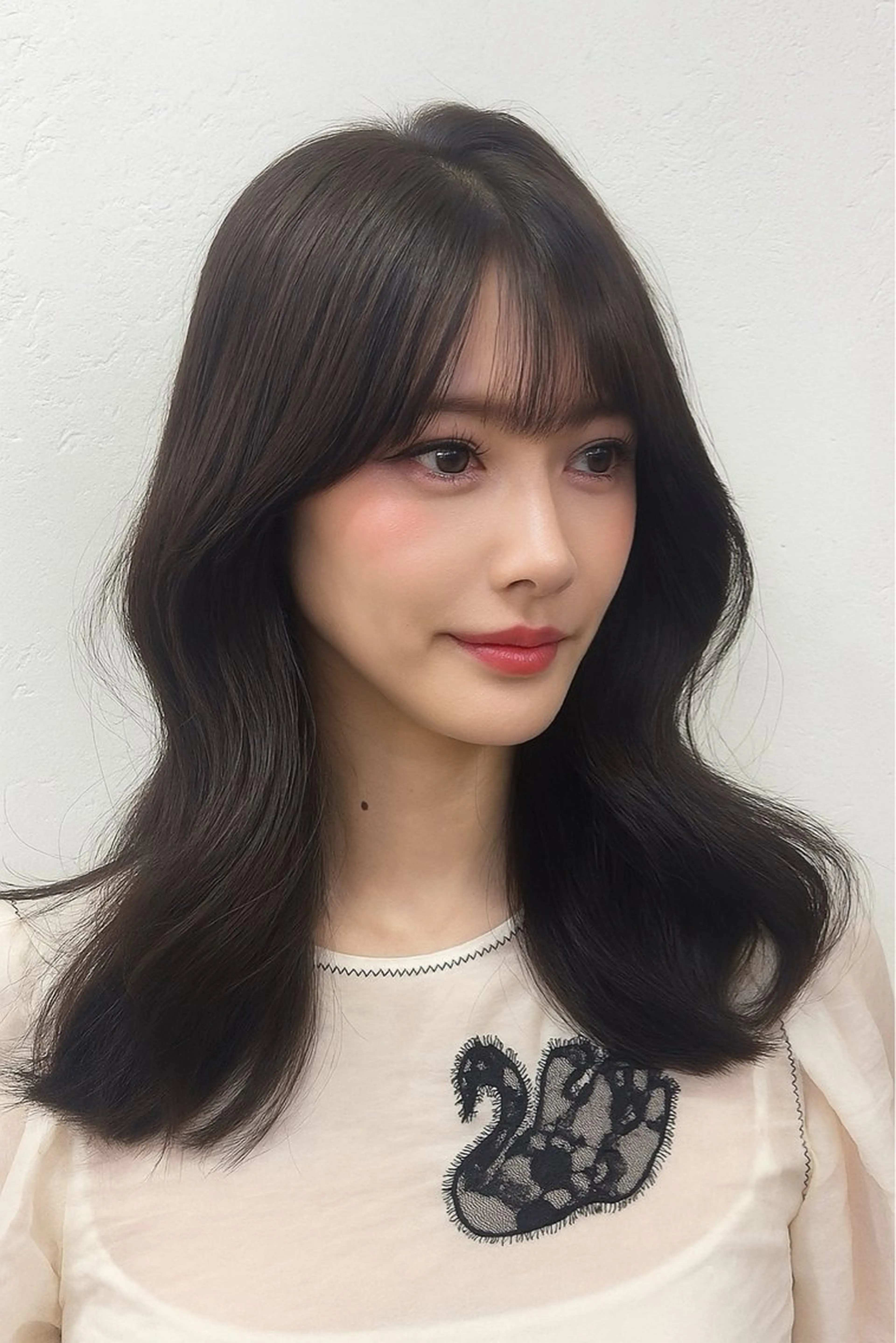 セミロング カラー ブリーチ ダブルカラー インナーカラー ブリーチなしカラー 髪質改善 💗髪質改善💗艶髪 韓国ヘア💗こころのヘアスタイル