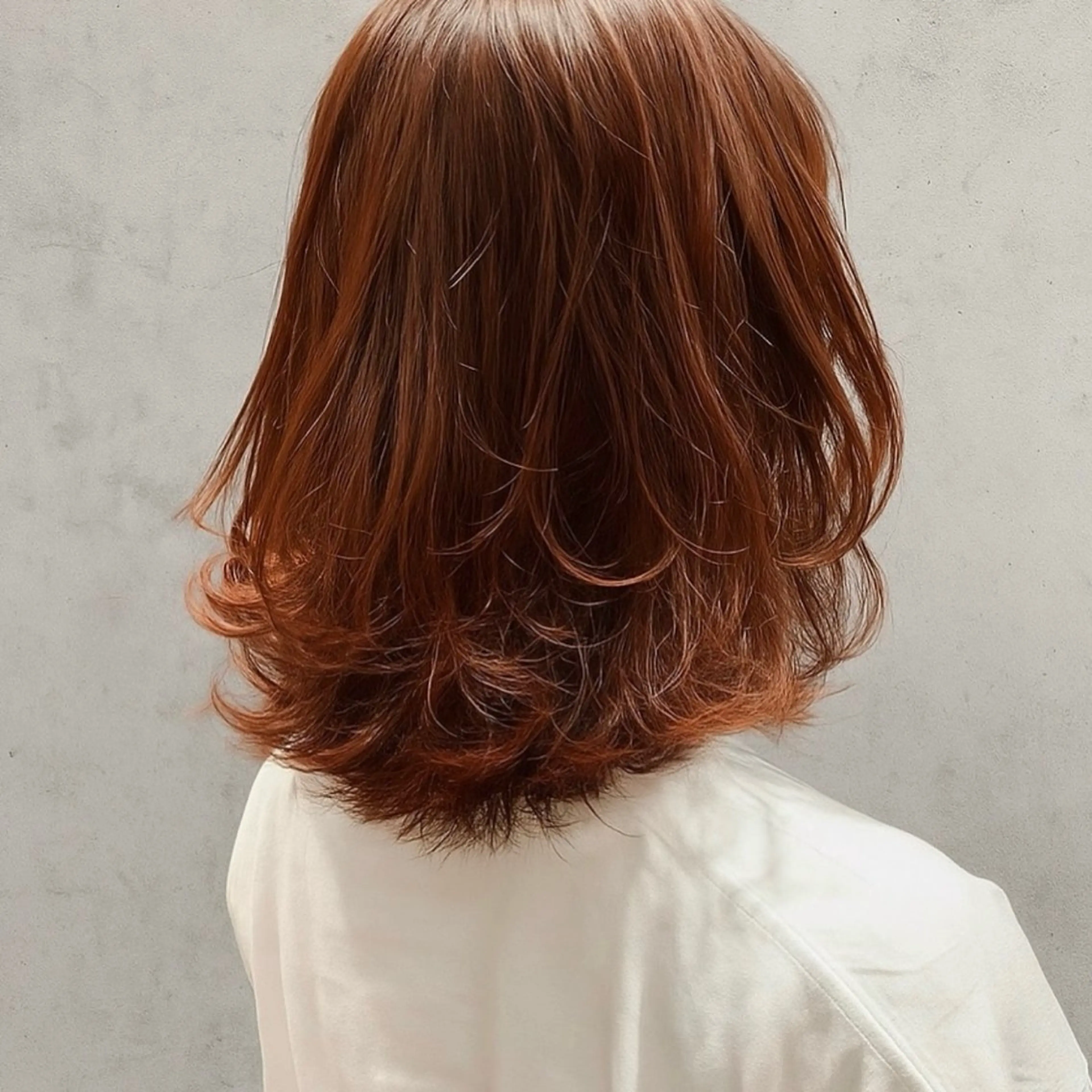 ミディアム カラー カット ヘアカラー トリートメント 【nui 茨木】 清水優のヘアスタイル