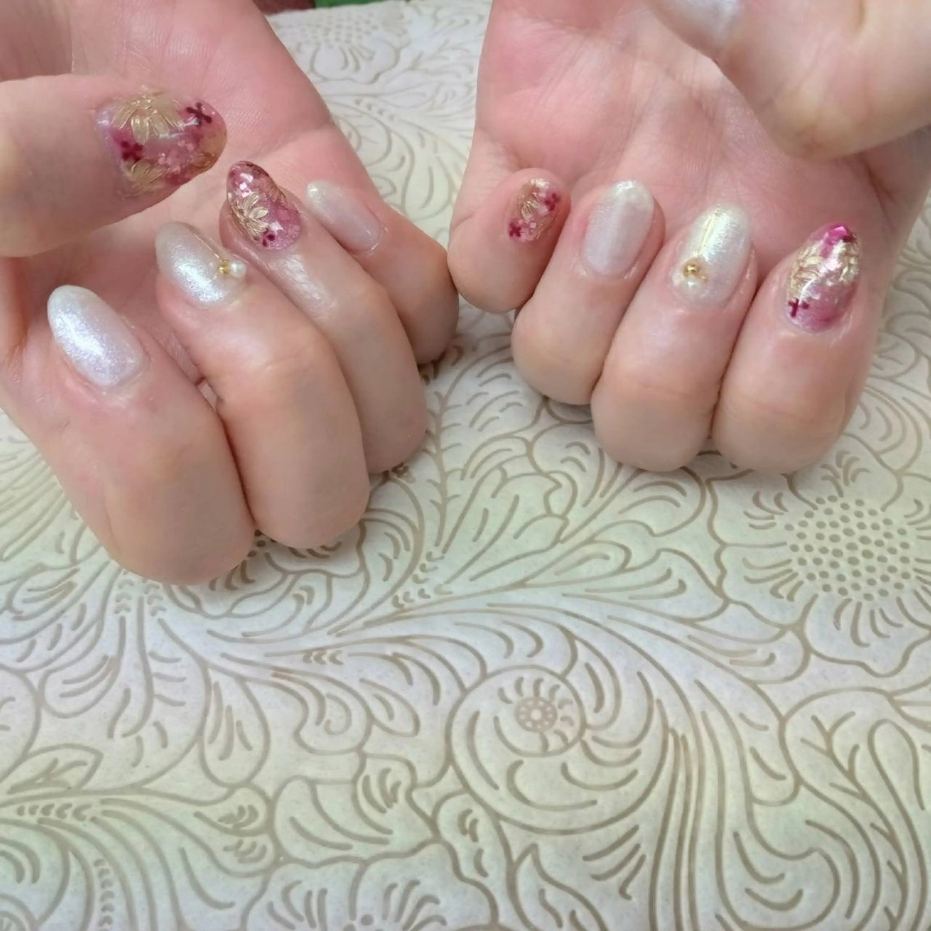 ネイル フラワーネイル precious nail room所属・precious nail  roomのネイルデザイン
