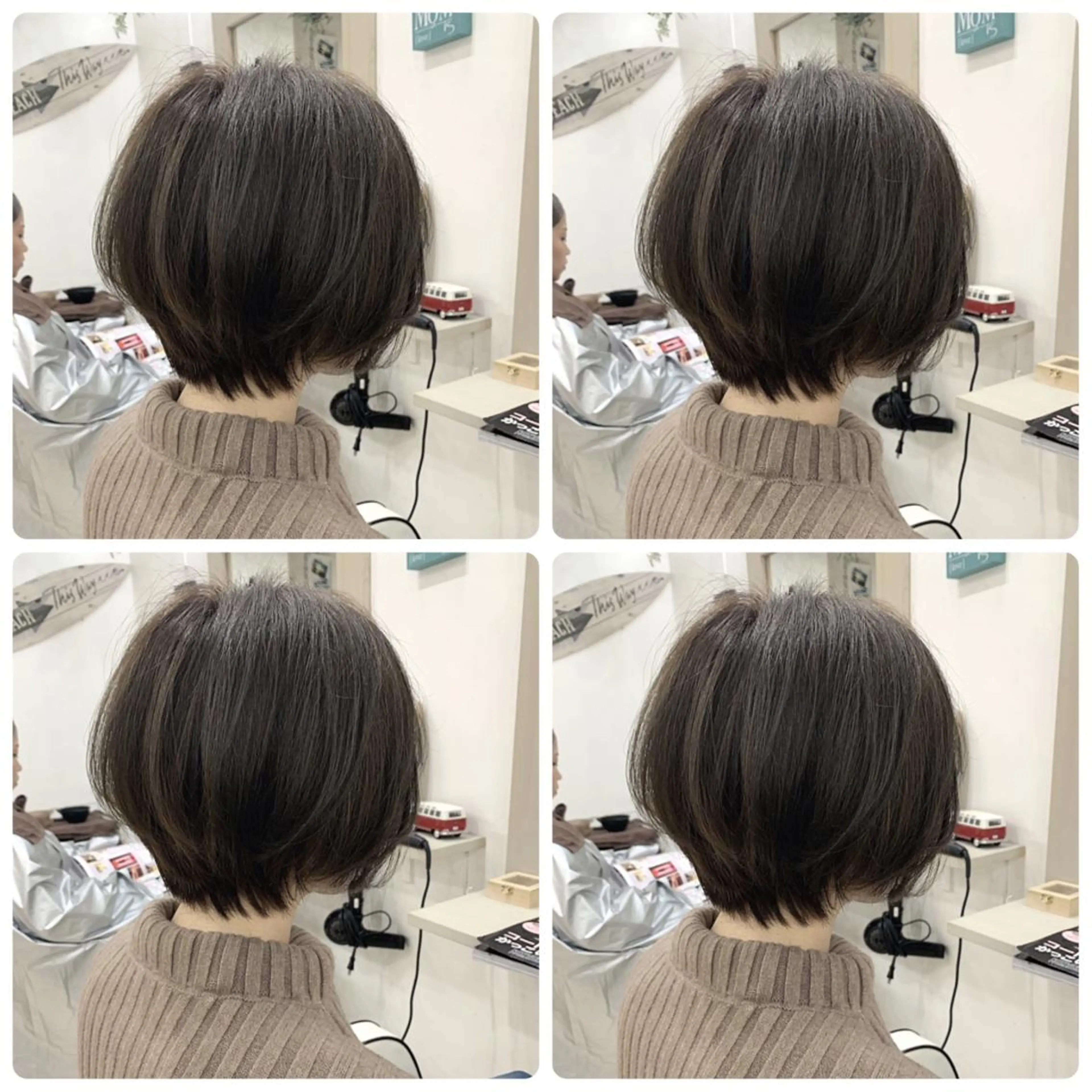 ショート カット トリートメント 京都大人女性ショート 徒歩1分/秋山のヘアスタイル