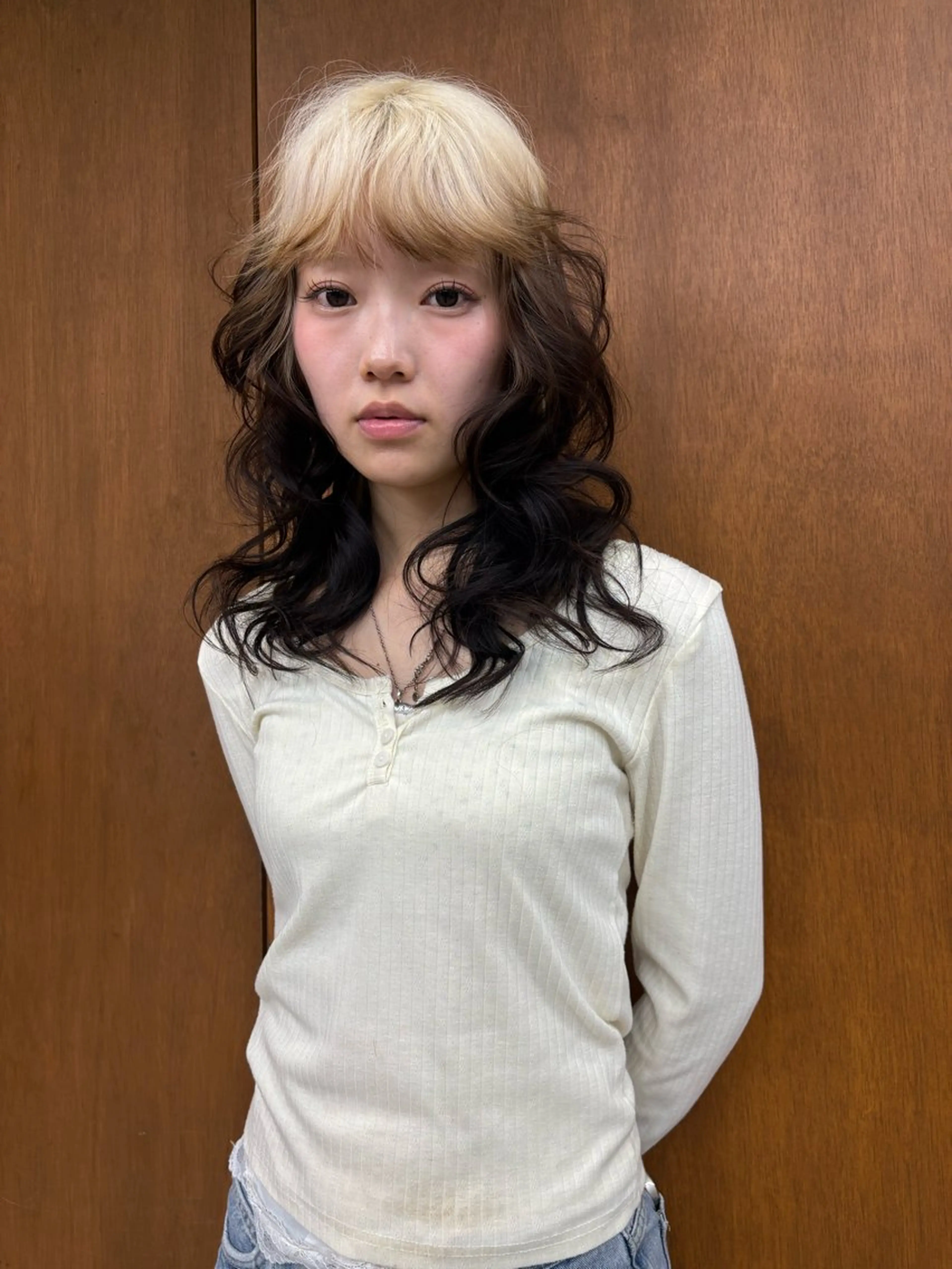 カラー ヘアアレンジ nappe🐏 栄／矢場町のヘアスタイル