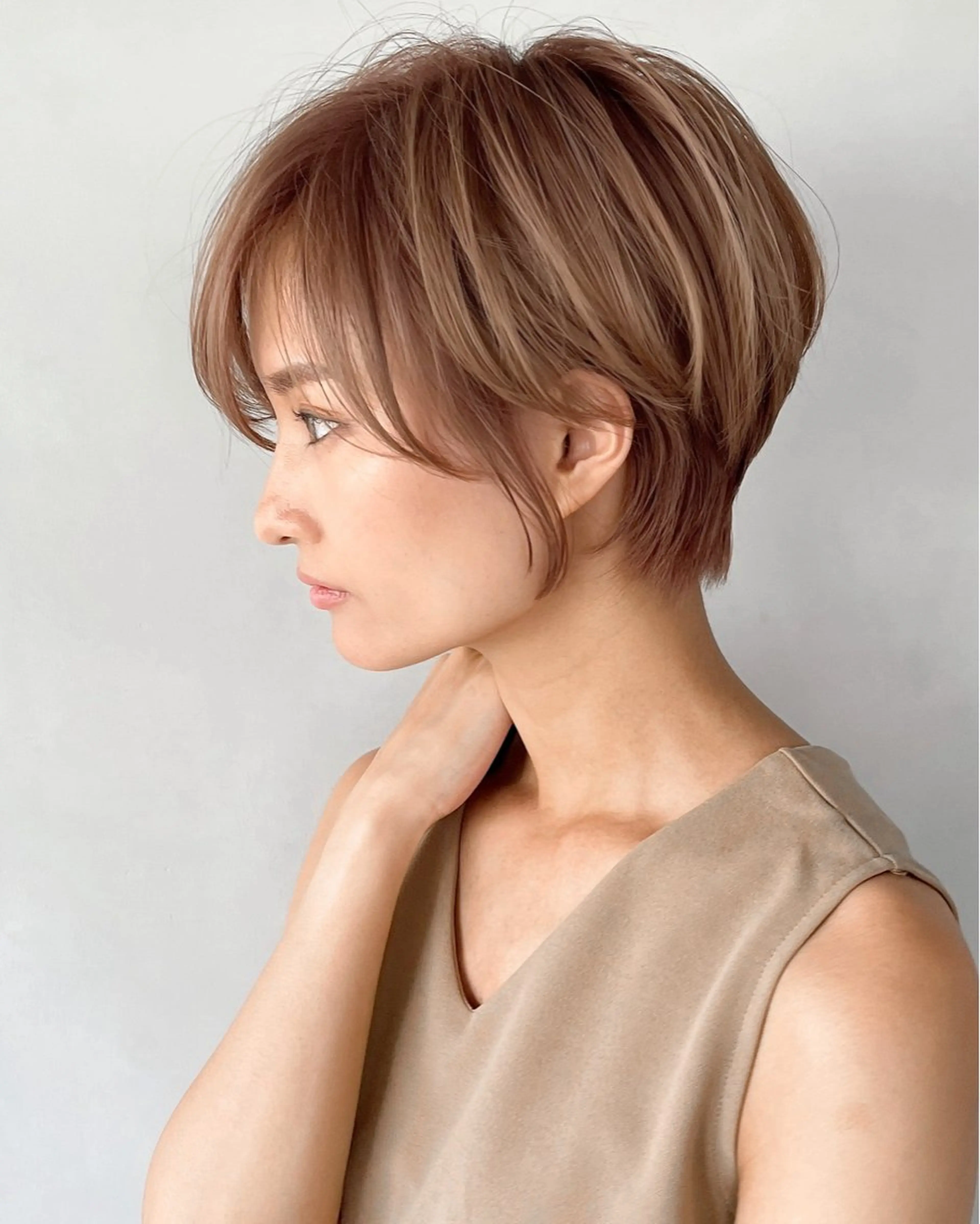 ショート カラー 宮本 聖希のヘアスタイル