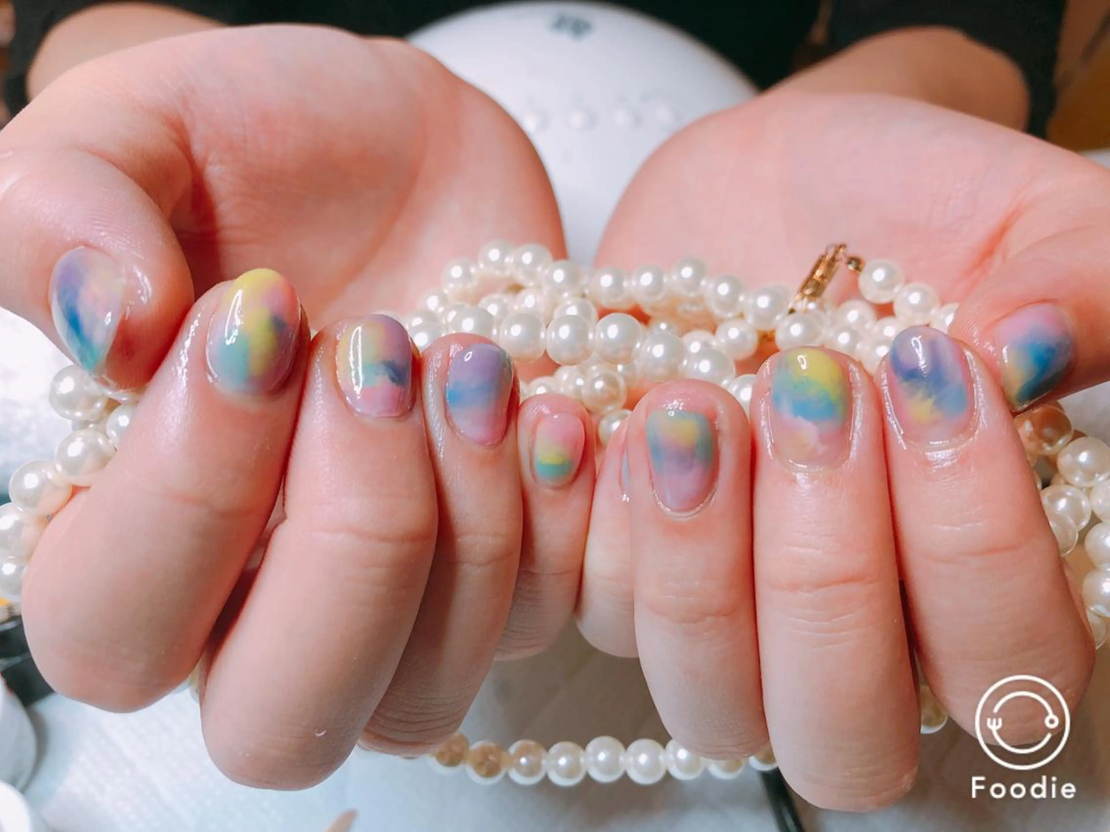 ショート ネイル 長さ出し専門 nynaのネイルデザイン