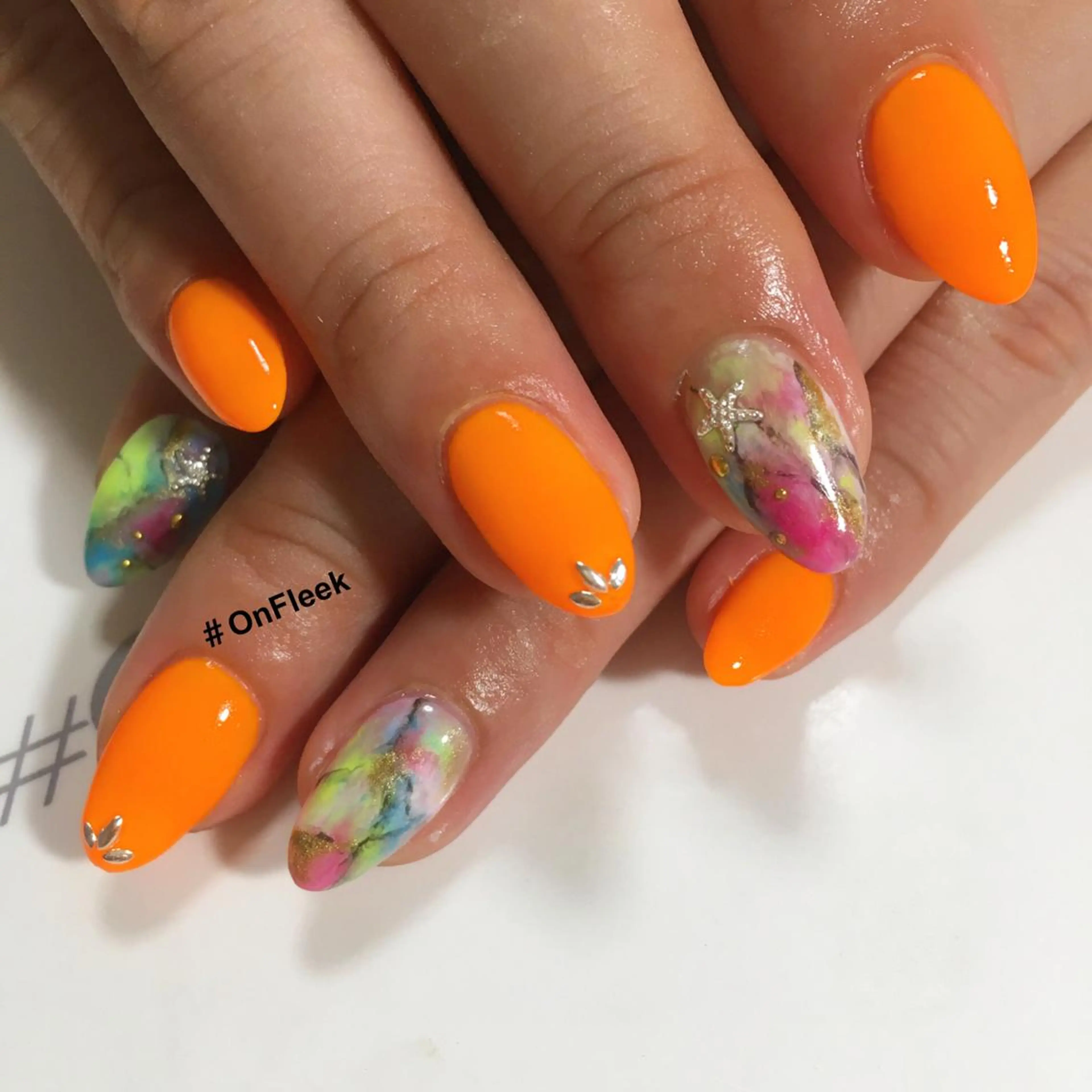 ネイル ハンドネイル NailSalon ＃OnFleekのネイルデザイン