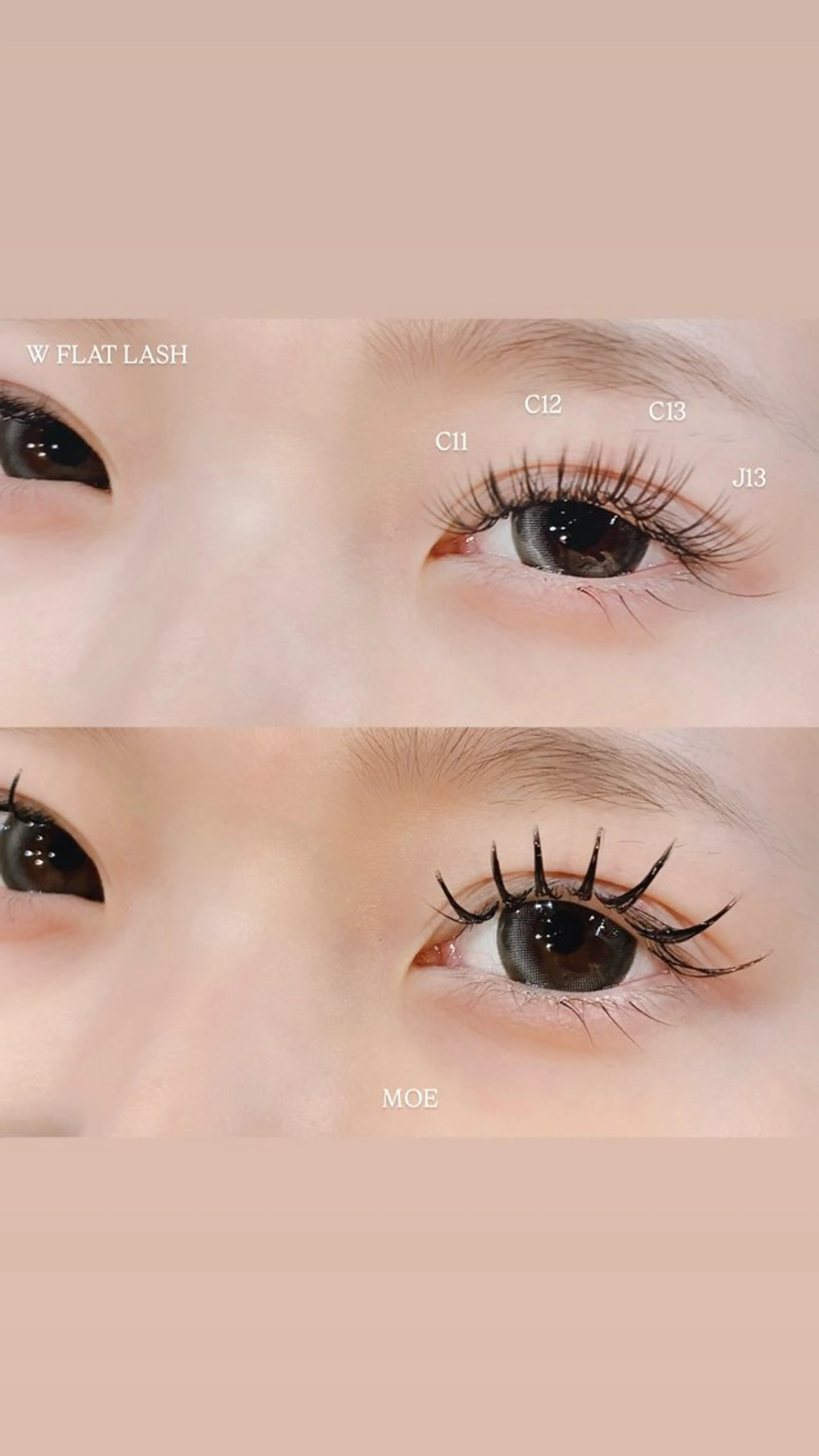 マツエク・マツパ airRe moeのマツエク・マツパデザイン