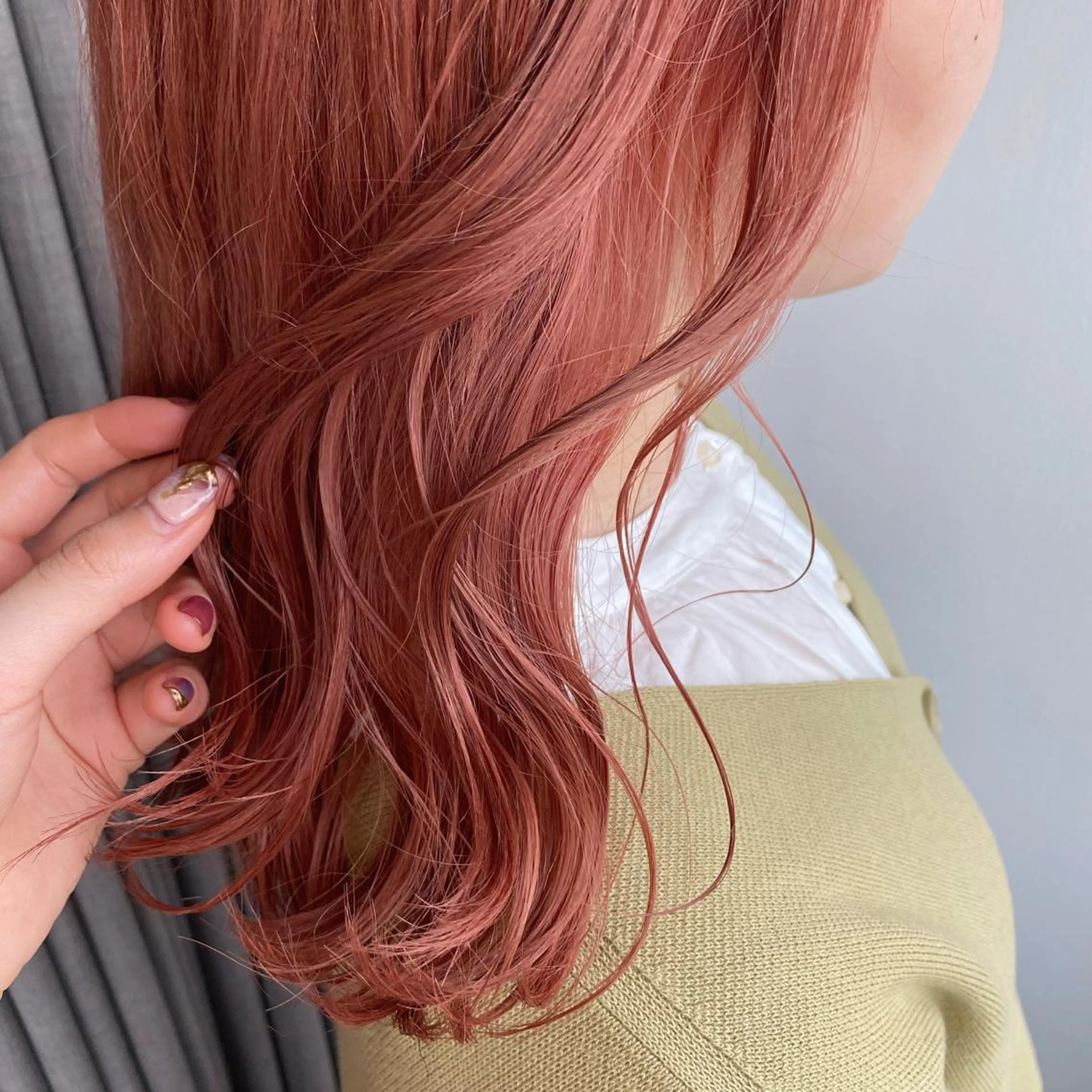 ミディアム ヘアカラー トリートメント 🌼透明感艶カラー オリーブ🌼河村咲のヘアスタイル