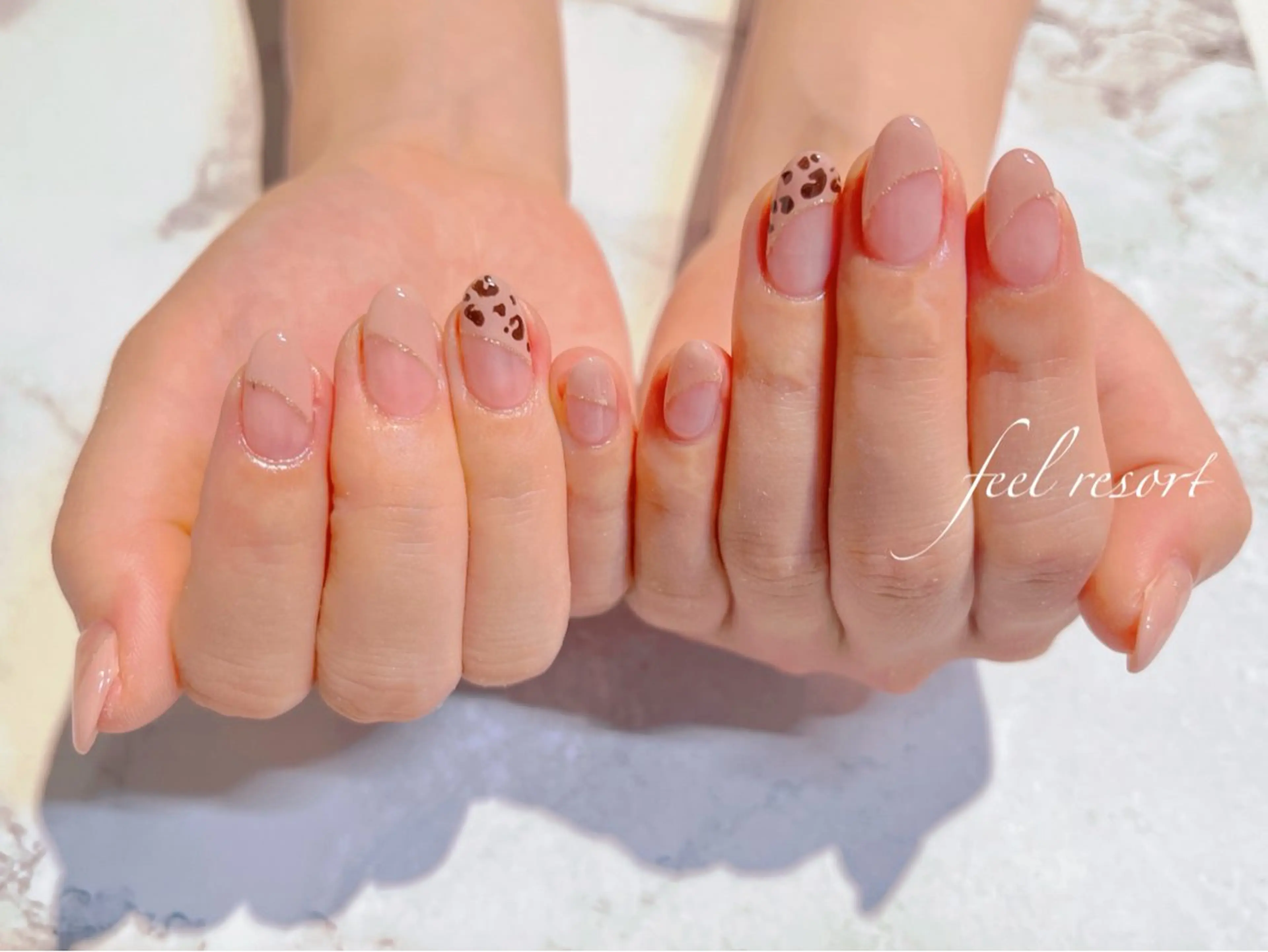 ネイル 長さ出し フットネイル フレンチネイル ジェルネイル ガラスフレンチ ハンドネイル Lien（リアン） 銀座駅6分のネイルデザイン