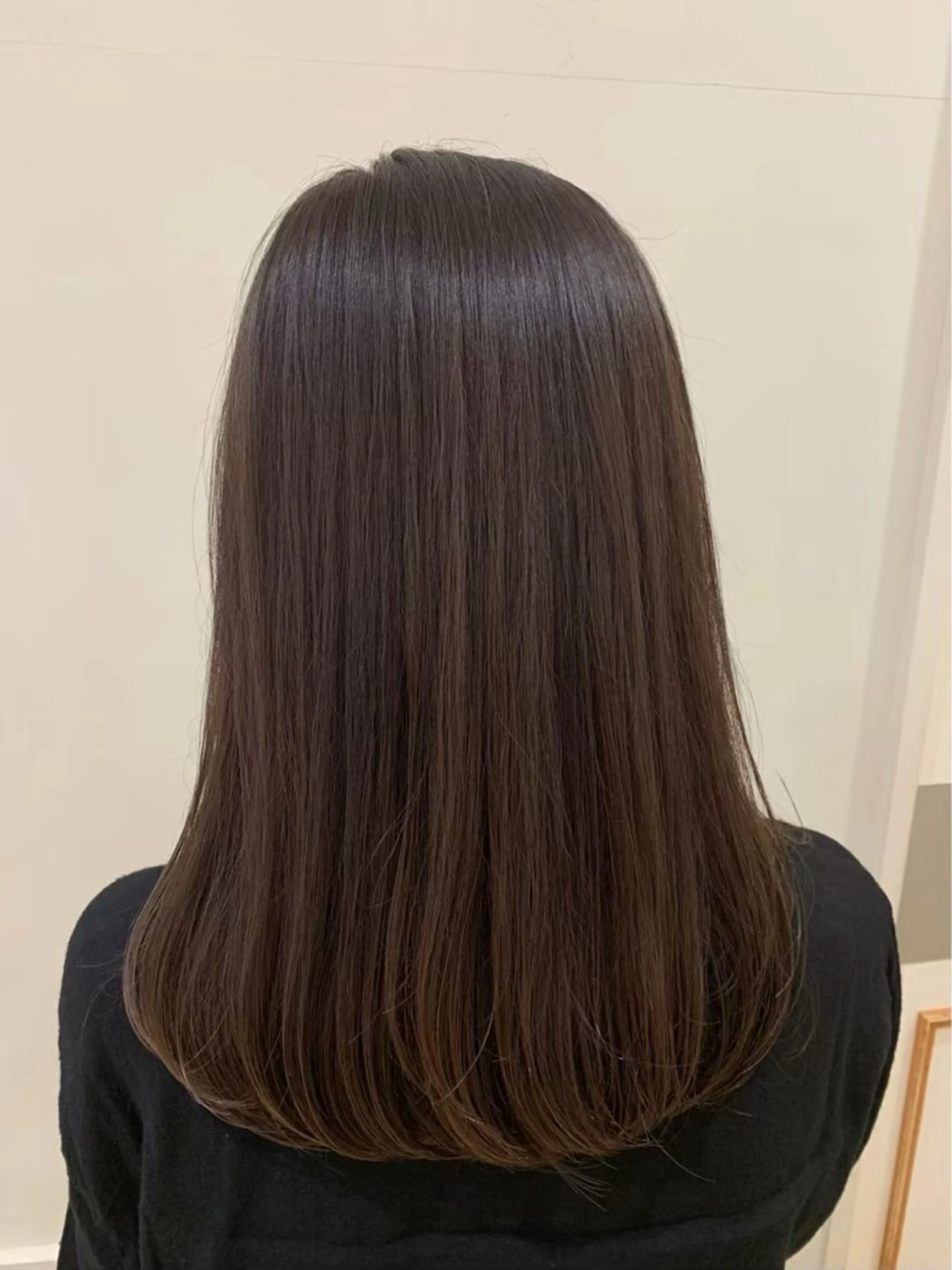 セミロング カラー 韓国ヘア ‎⟡.·KANA🐥のヘアスタイル