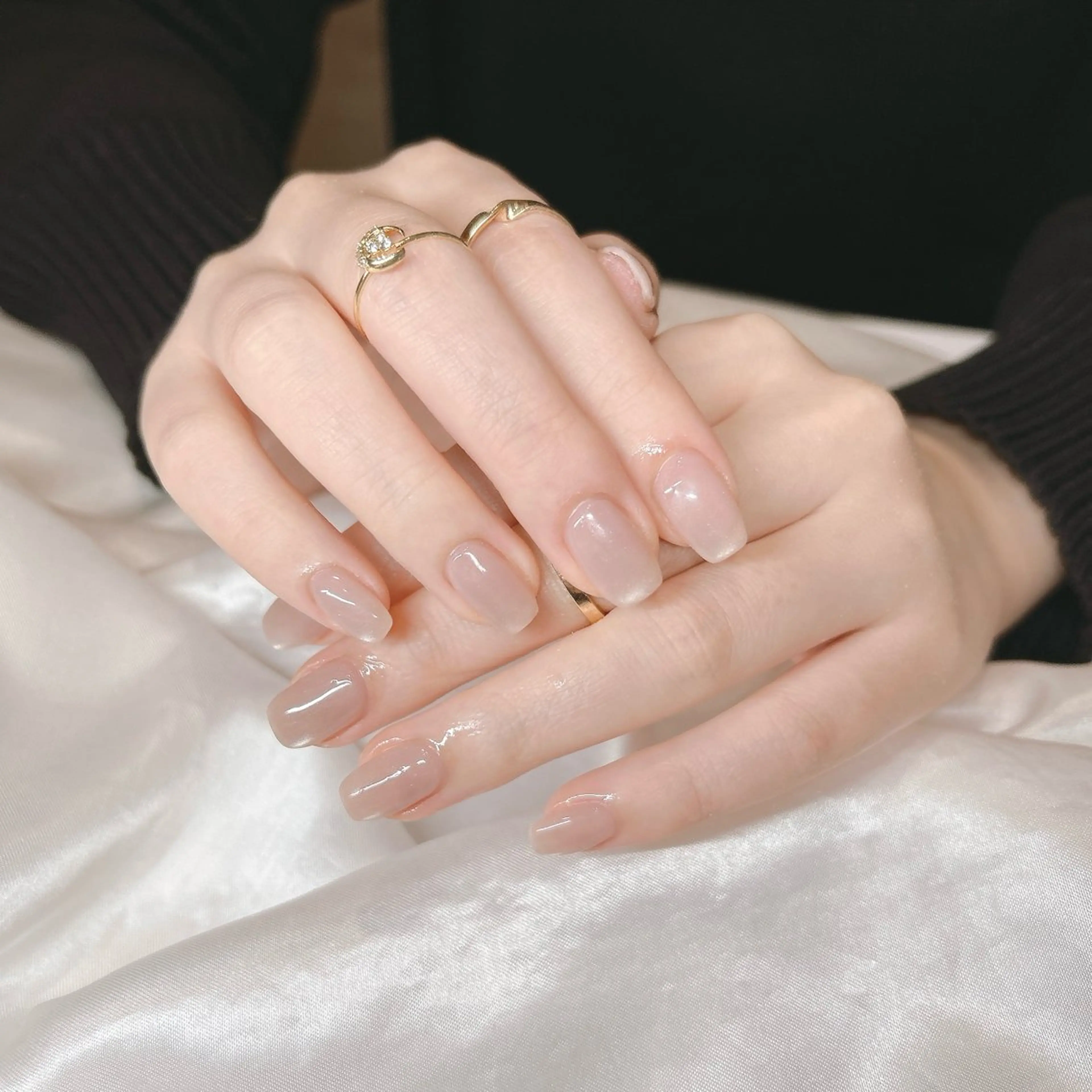 ネイル 氷ネイル・うるうるネイル マグネットネイル ハンドネイル junna 金山.東別院.上前津のネイルデザイン