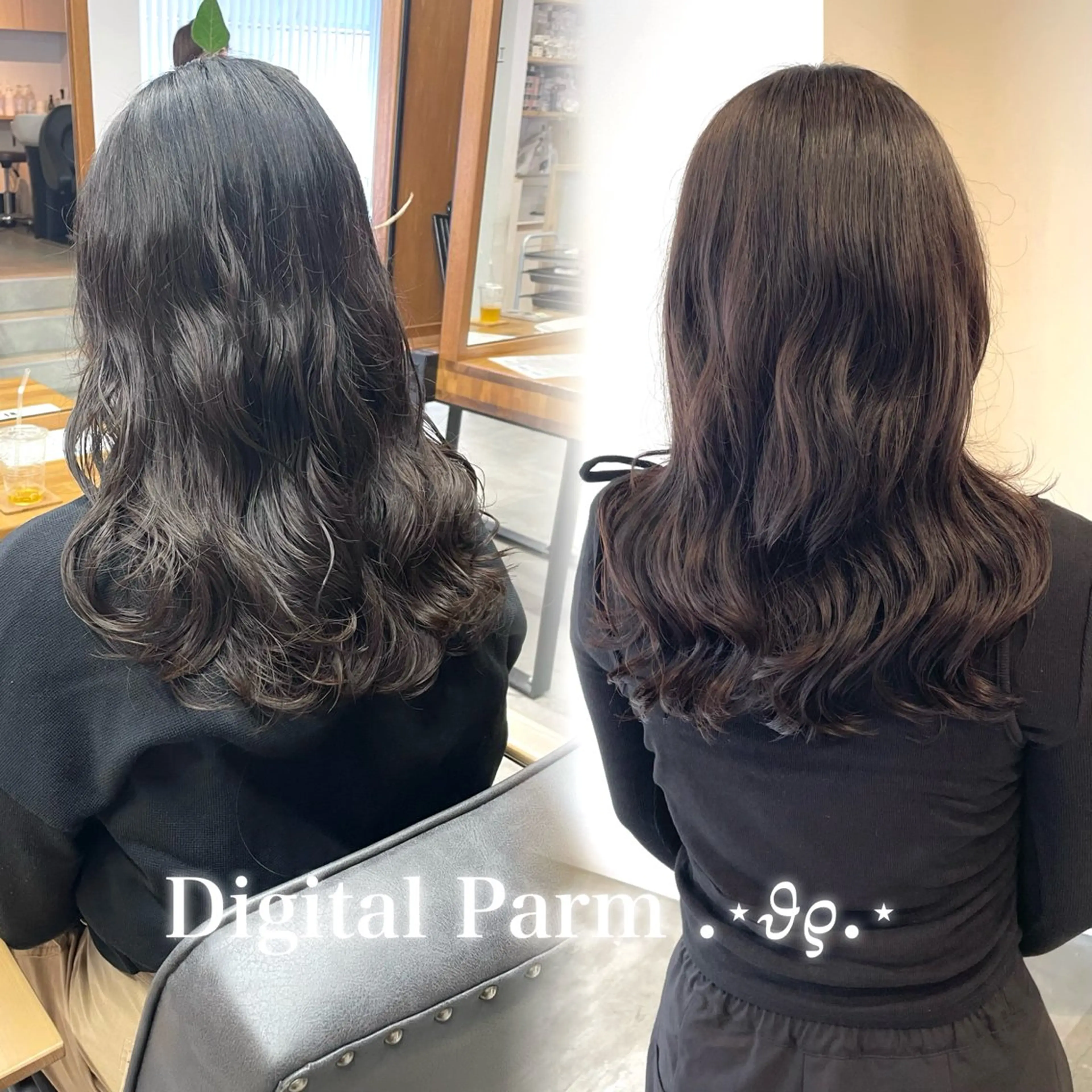 ロング パーマ 韓国ヘア/顔周り/ note アヤナのヘアスタイル