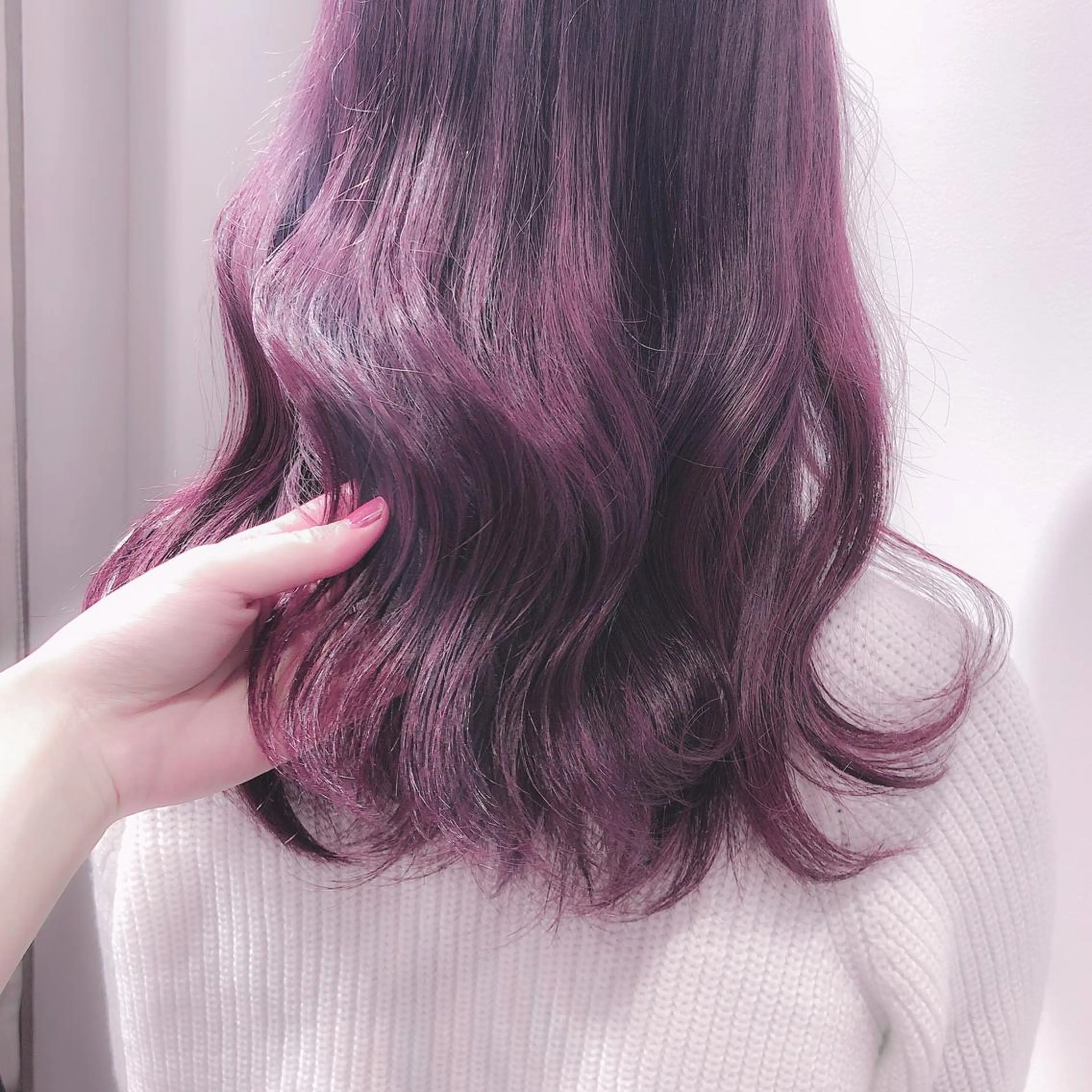 セミロング カラー ブリーチ ヘアカラー miyu /トレンド カラー×艶髪のヘアスタイル