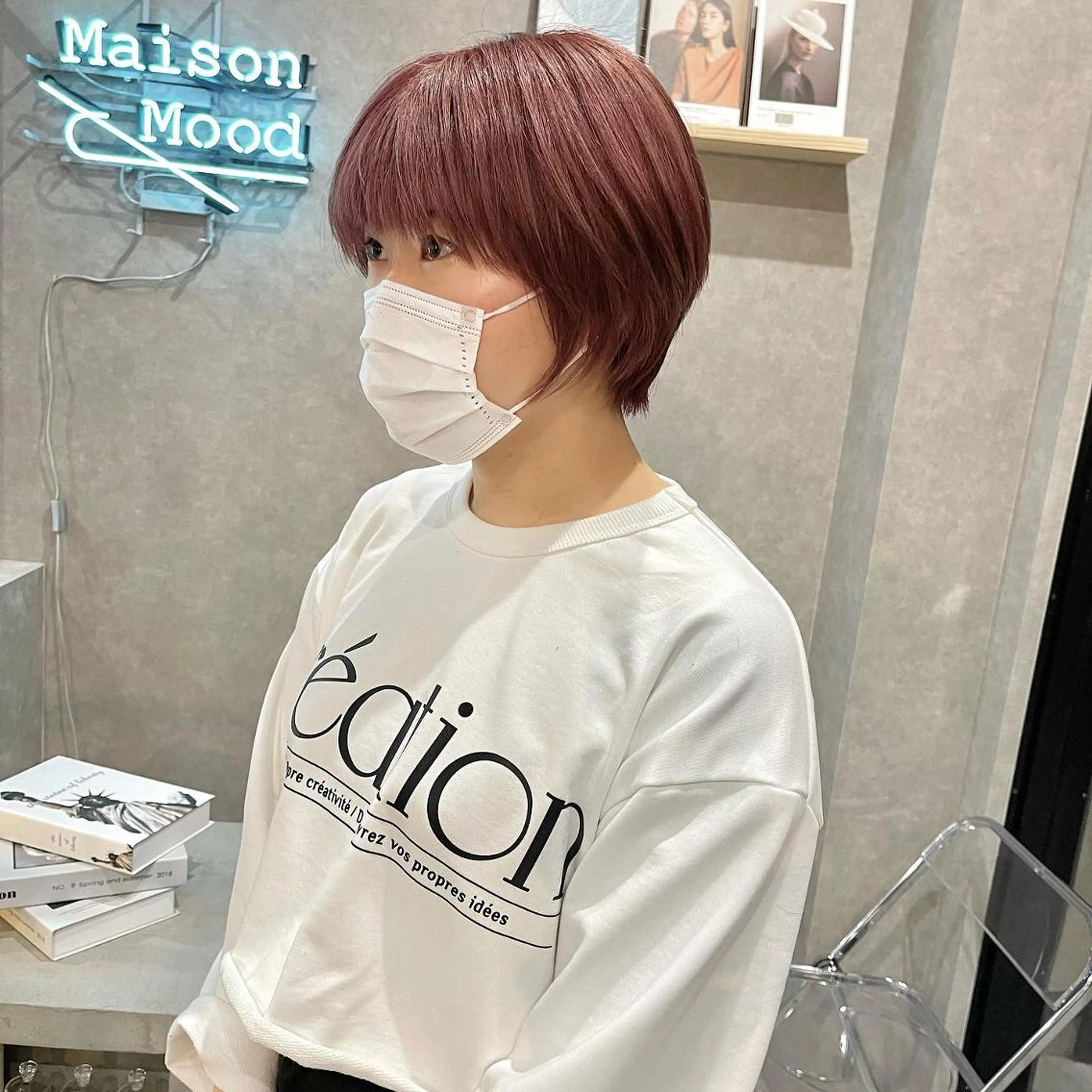 ミディアム 一ノ瀬 暁のヘアスタイル