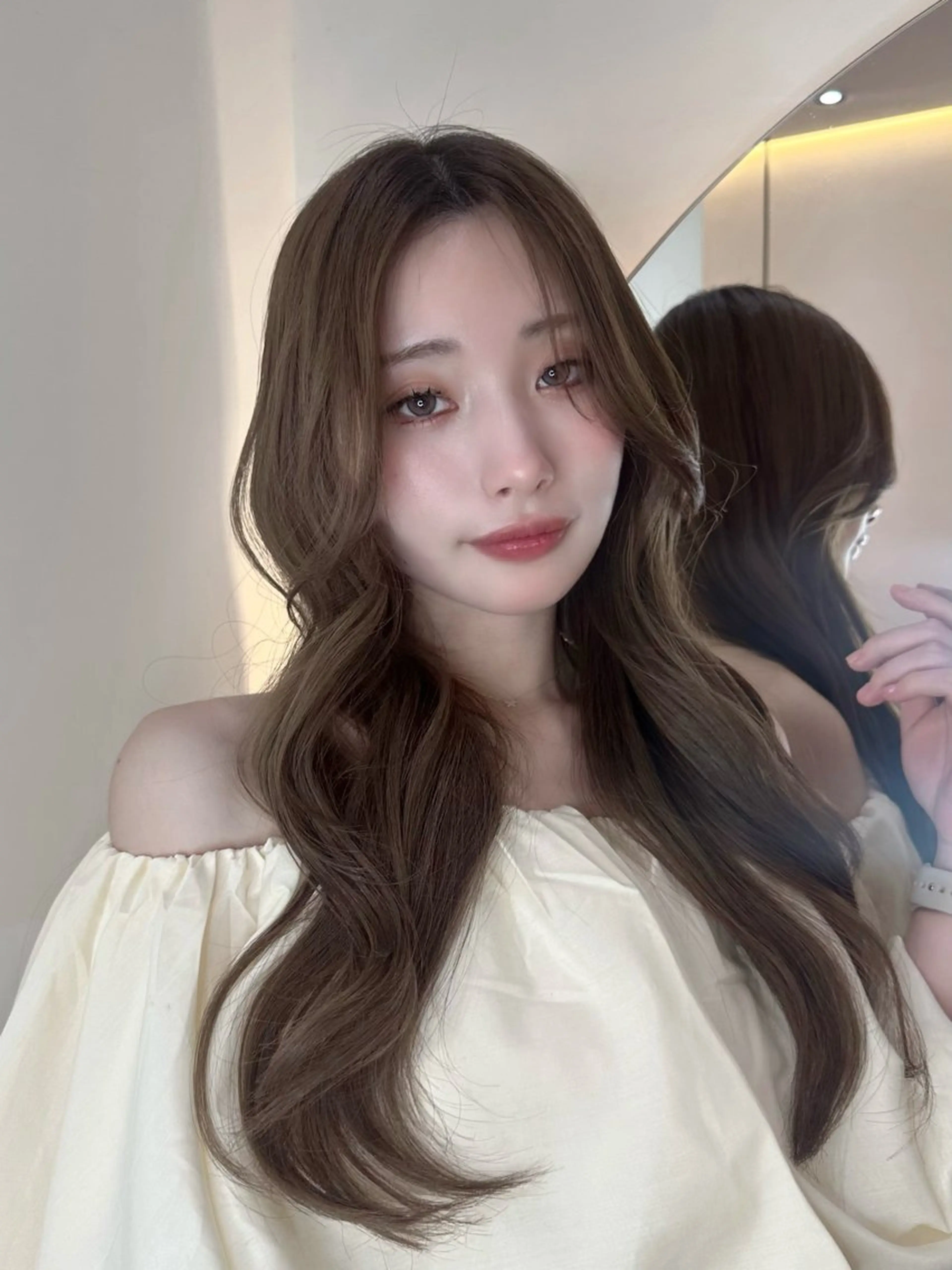 ロング カラー 透明感カラー🩵 asamiのヘアスタイル