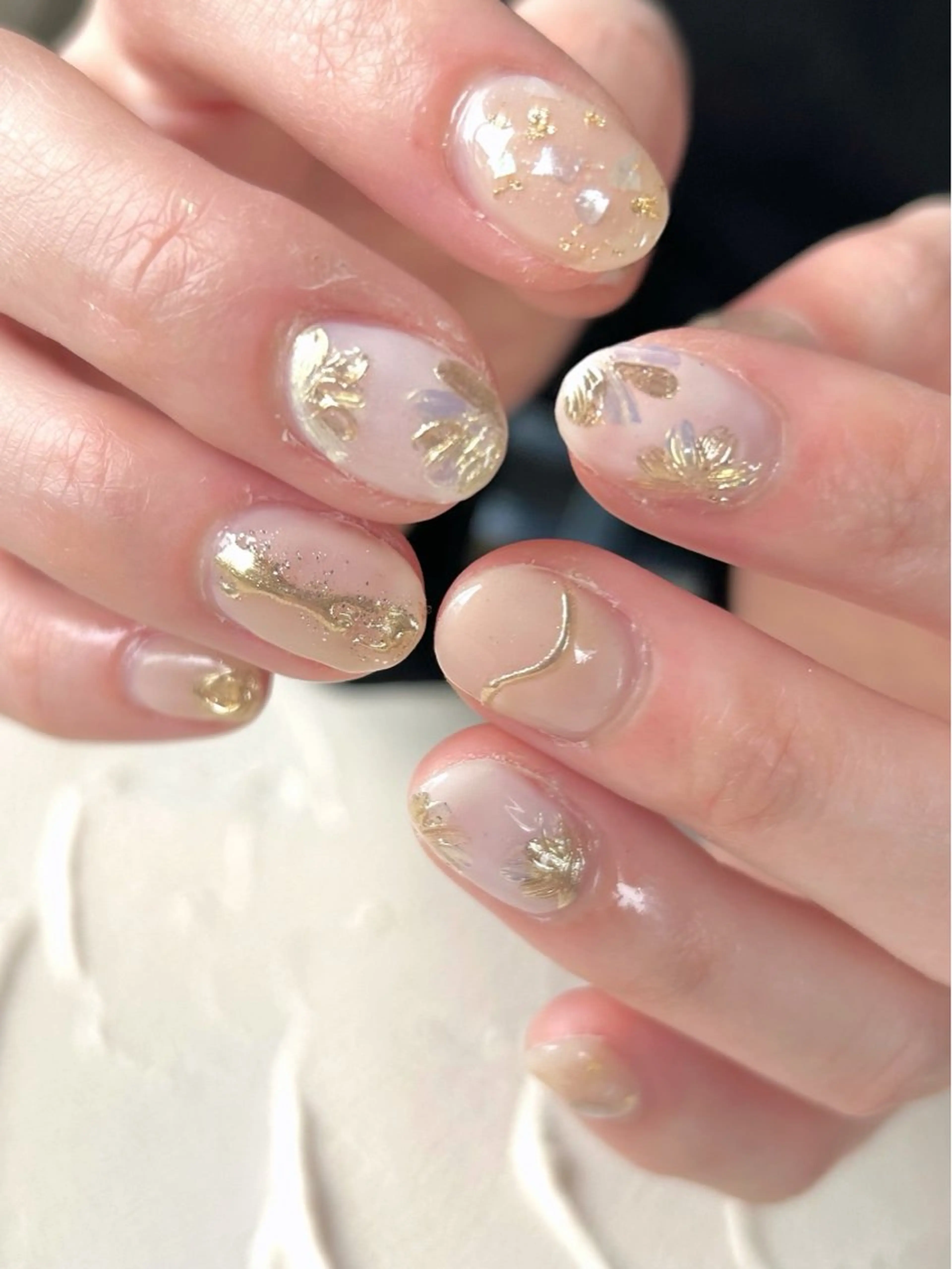 ショート pllia beautyのネイルデザイン