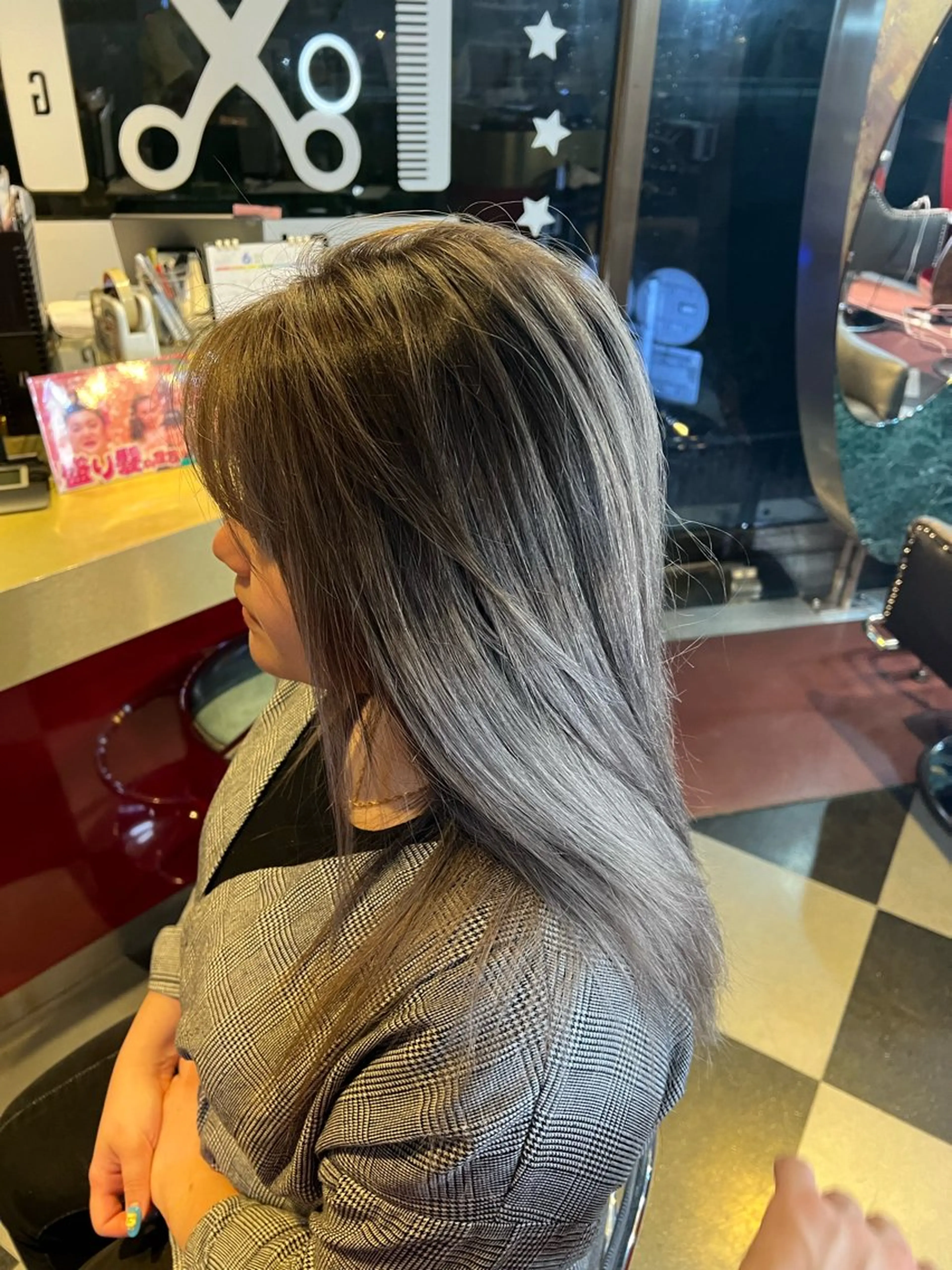 セミロング ヘアカラー 横浜ロングミディアム レイヤー/ 平林侑馬のヘアスタイル