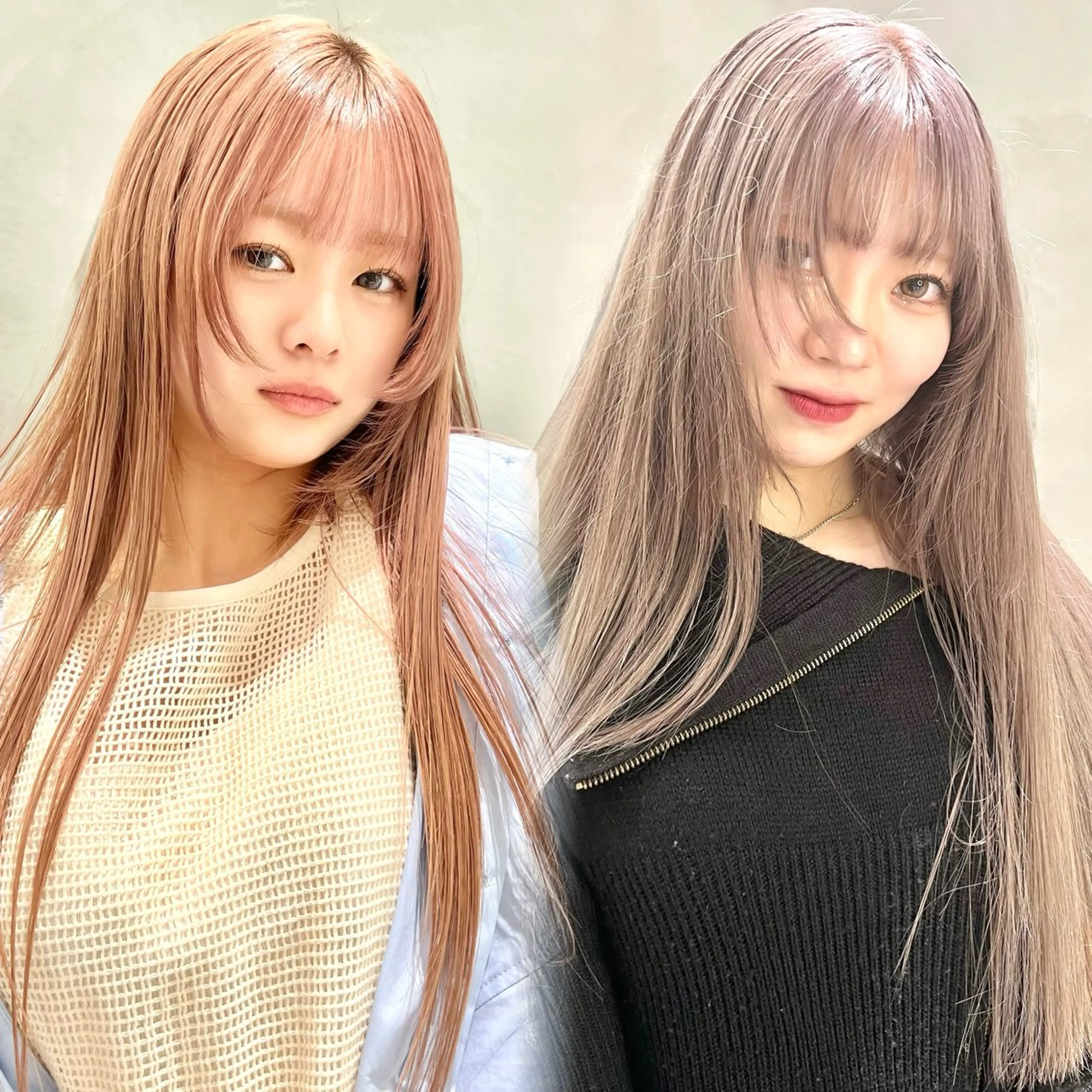 ✨人気No1✨〈透明感ハイトーンにしたい方〉カット+ダブルカラー+内部補修トリートメント(レイヤーカットが好評)の写真