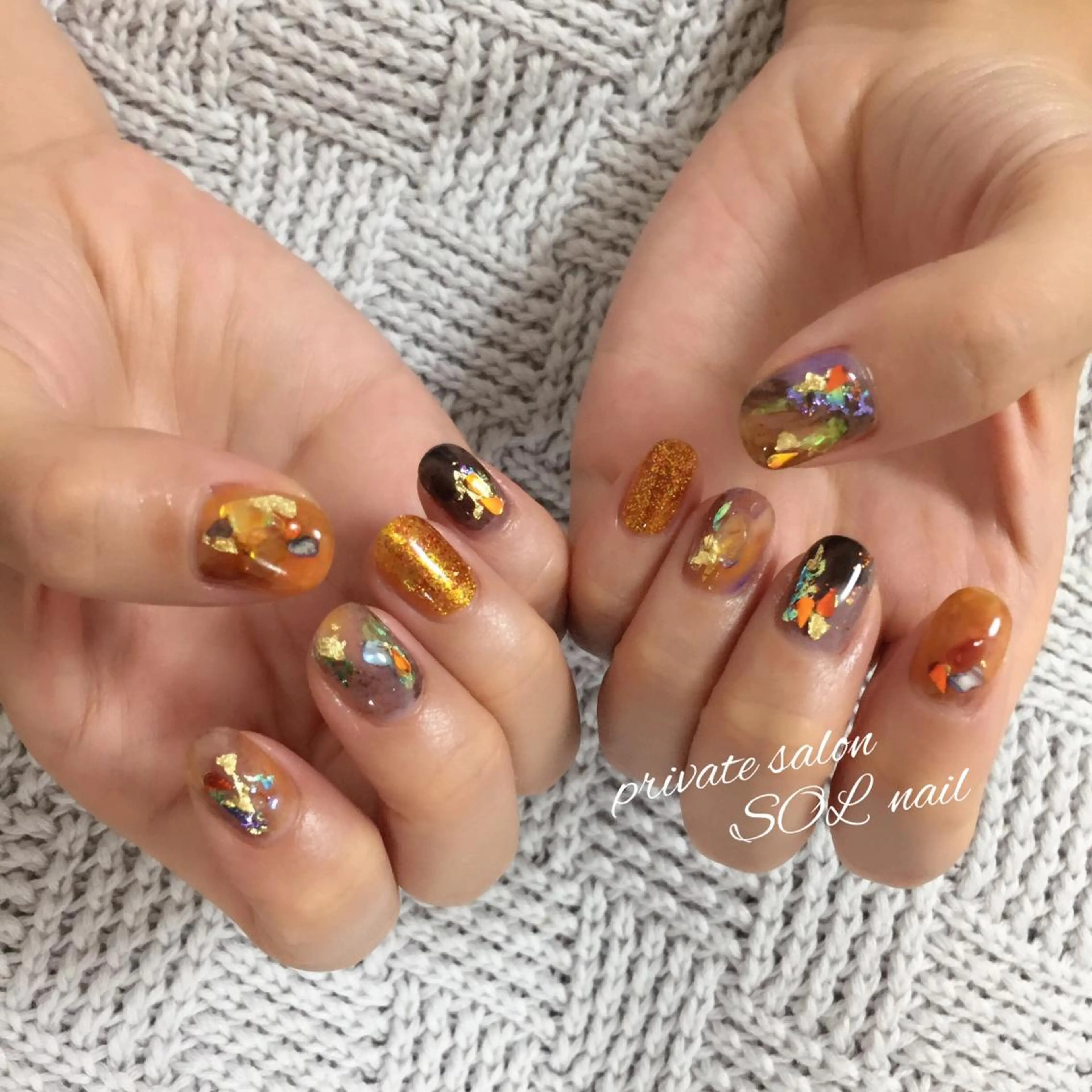 ネイル ハンドネイル SOL NAILのネイルデザイン