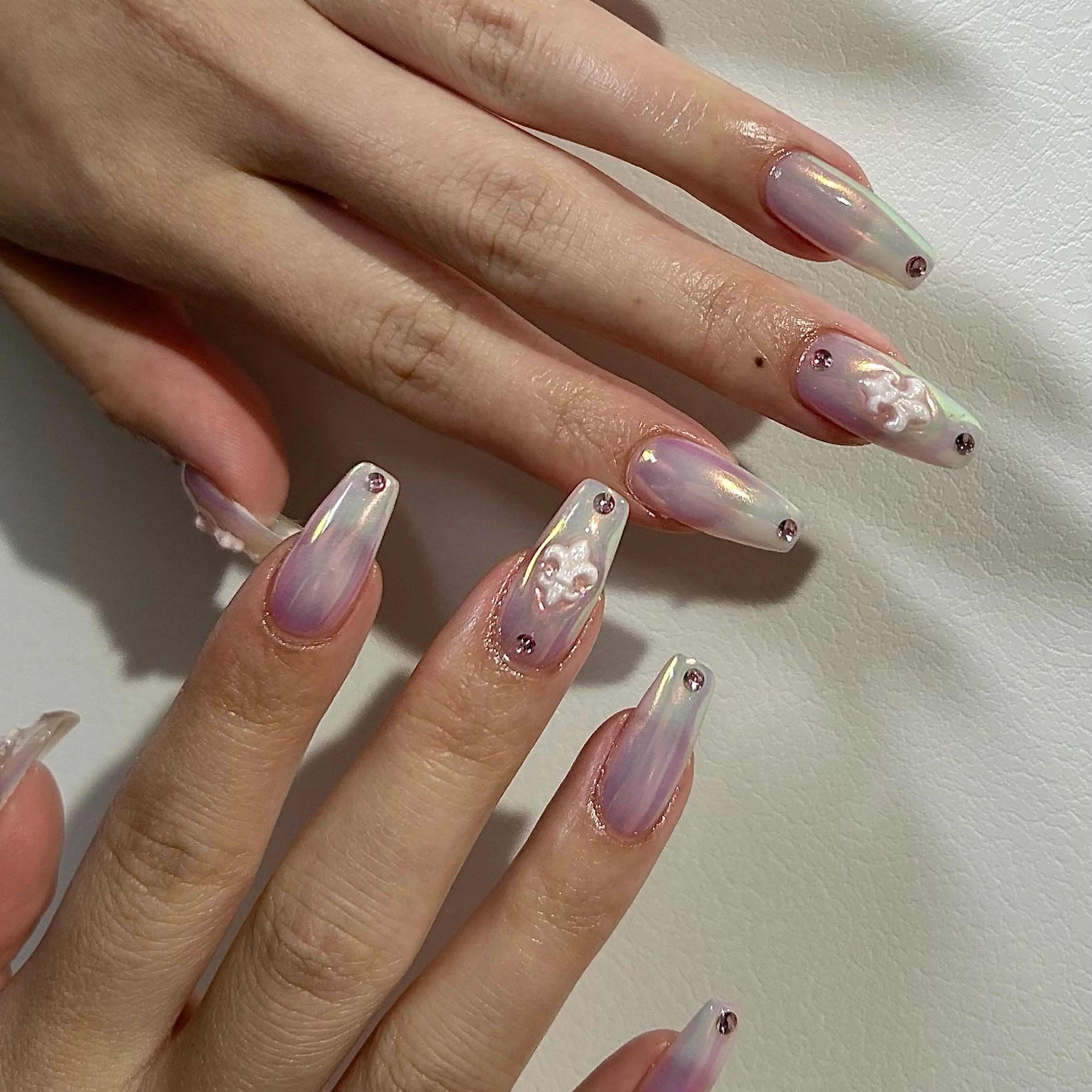 ネイル ハンドネイル パラあり！フィルイン 美フォルムのネイルデザイン