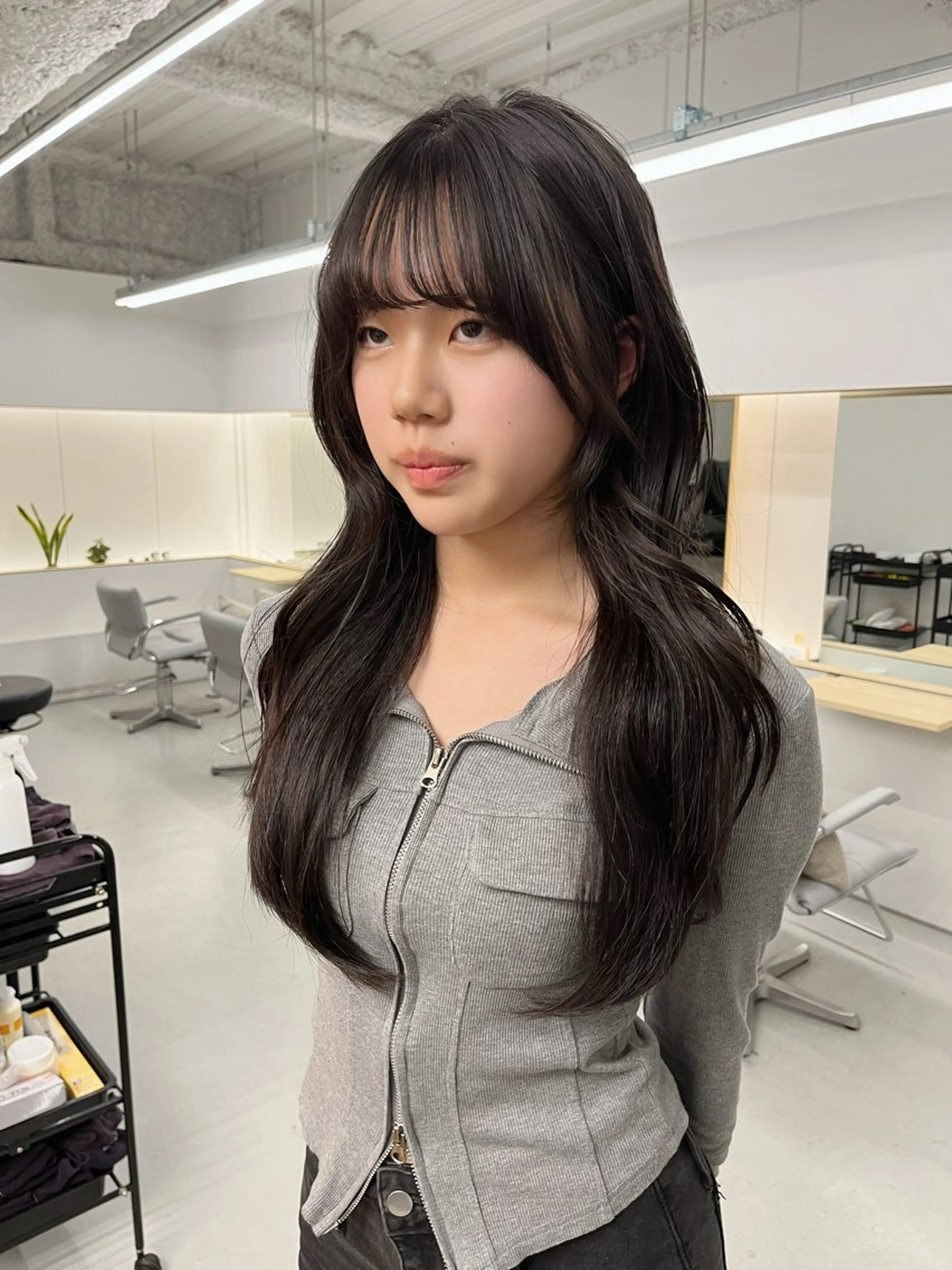 ロング ハッシュカット Lattan松戸西口店所属・レイヤー/ショート 遠藤光輝のヘアスタイル