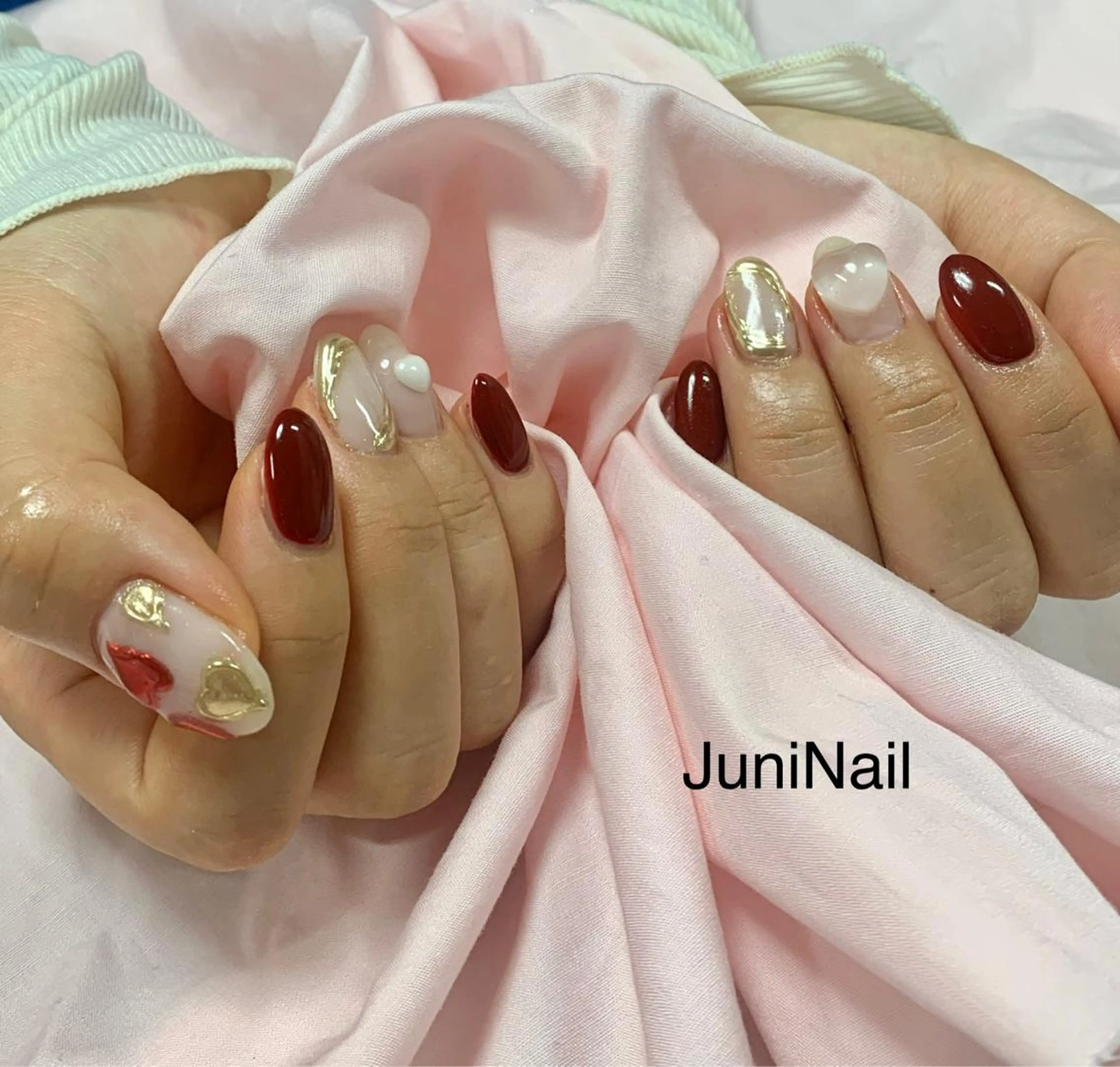 ネイル オーロラネイル クリアネイル 成人式 フラッシュネイル フレンチネイル ハンドネイル JuniNail 주니네일🇰🇷suのネイルデザイン