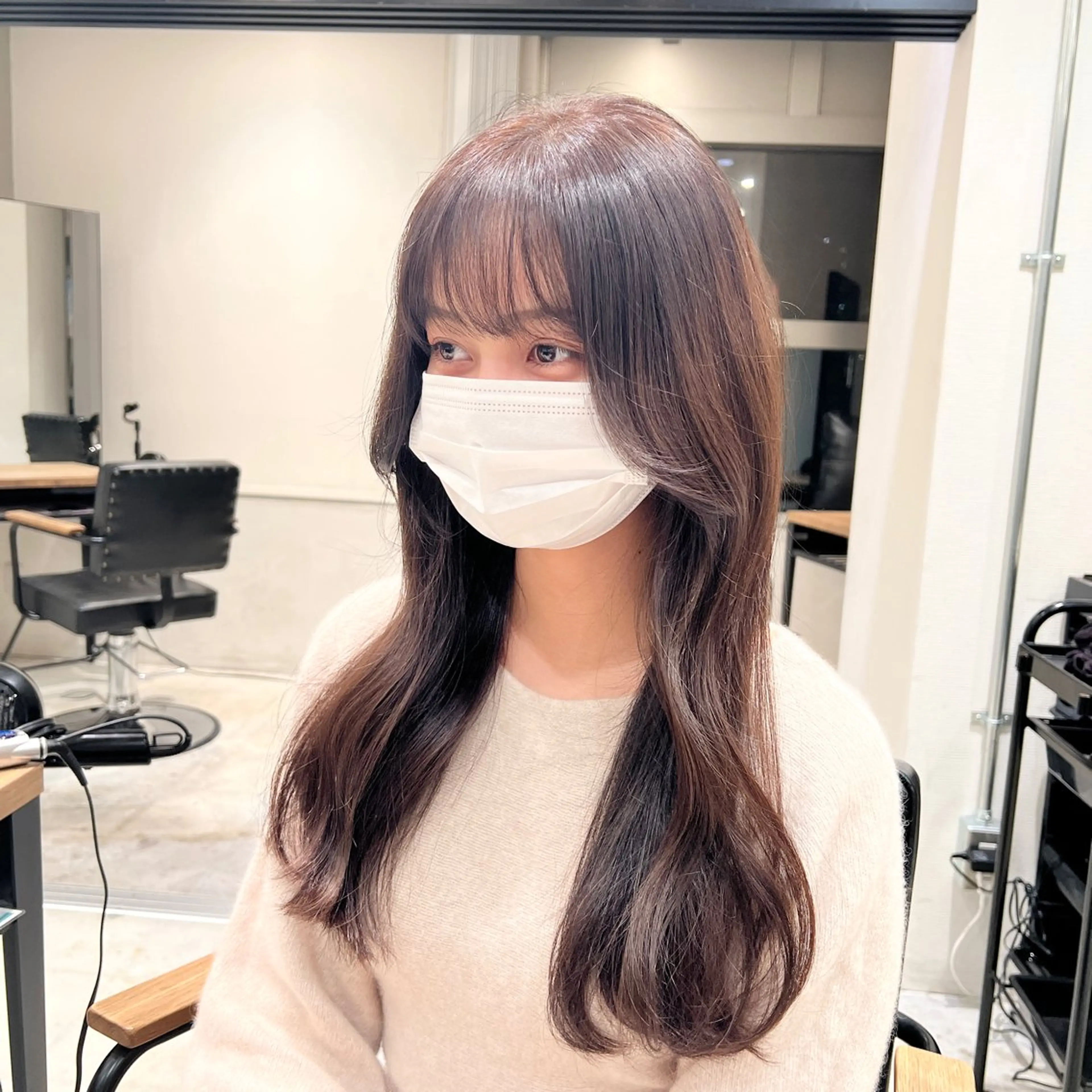 ロング カラー 髪質改善/韓国ヘア 顔まわり特化yutoのヘアスタイル