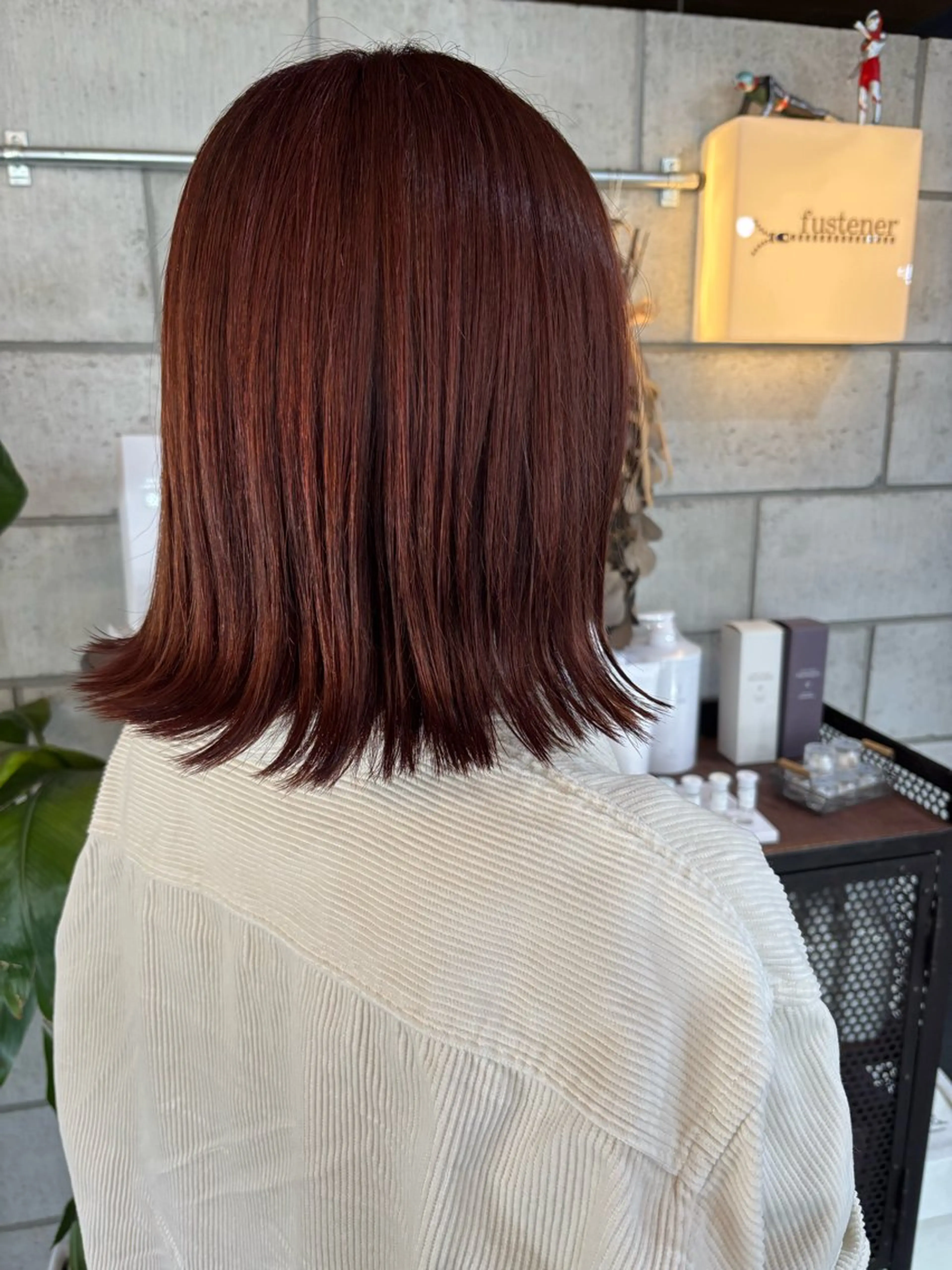 カラー ブラウンカラー ピンクカラー 山口 汐璃のヘアスタイル