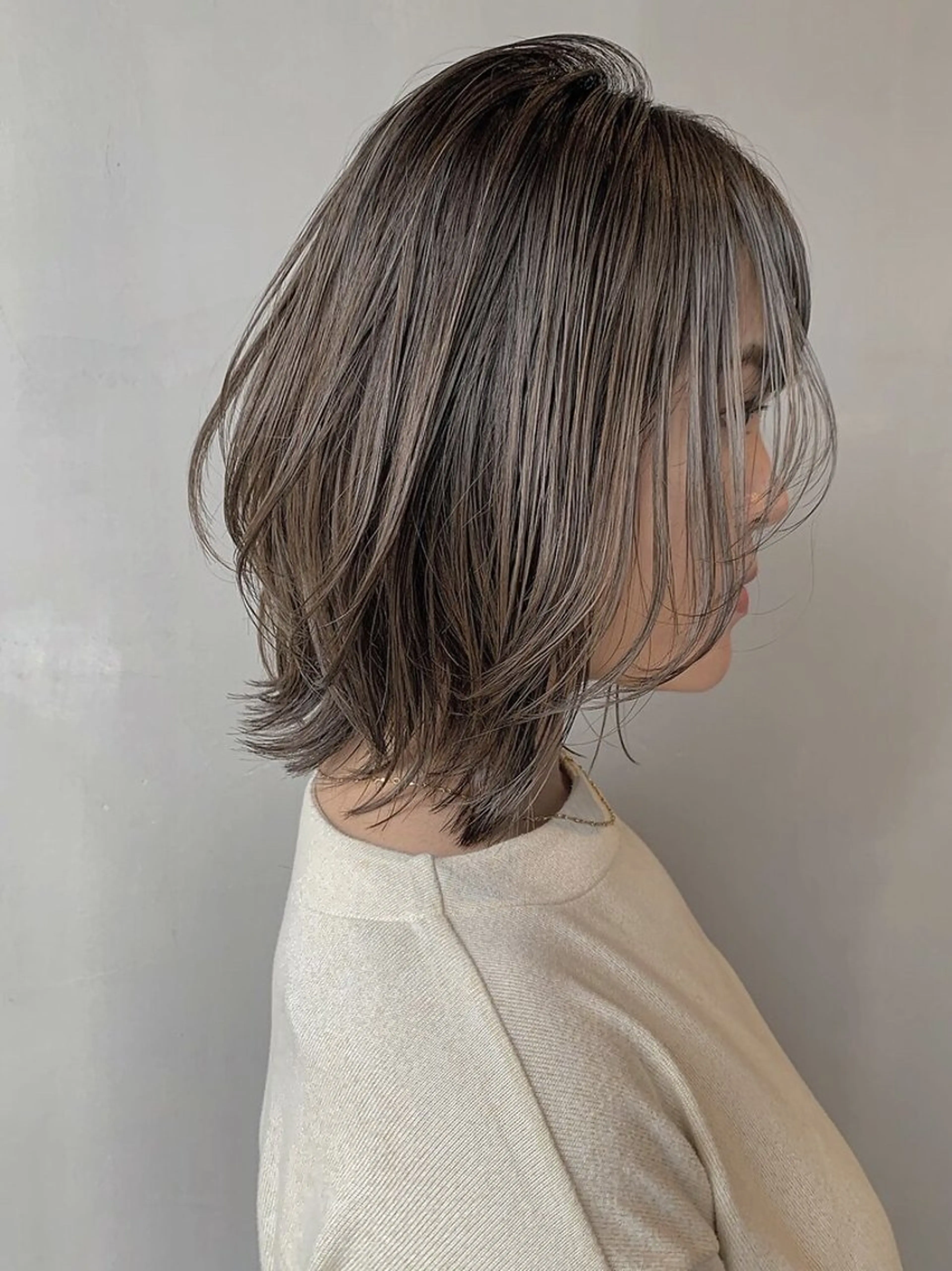 ミディアム 大澤 尚記のヘアスタイル