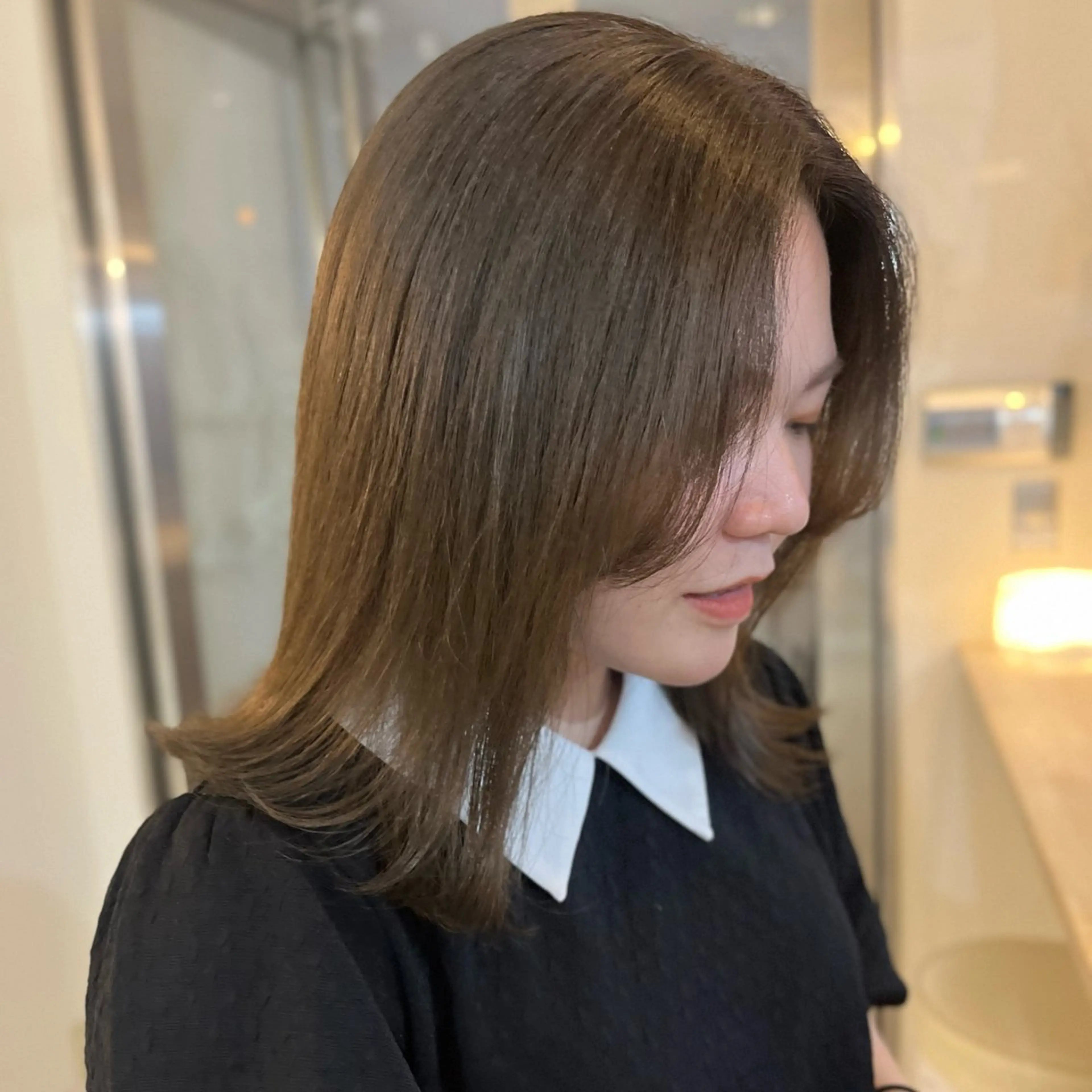 【平日限定価格💫】透明感ワンカラー+似合わせcut🕯️+ケアミストtr܁ ˖ ‧₊˚⊹の写真