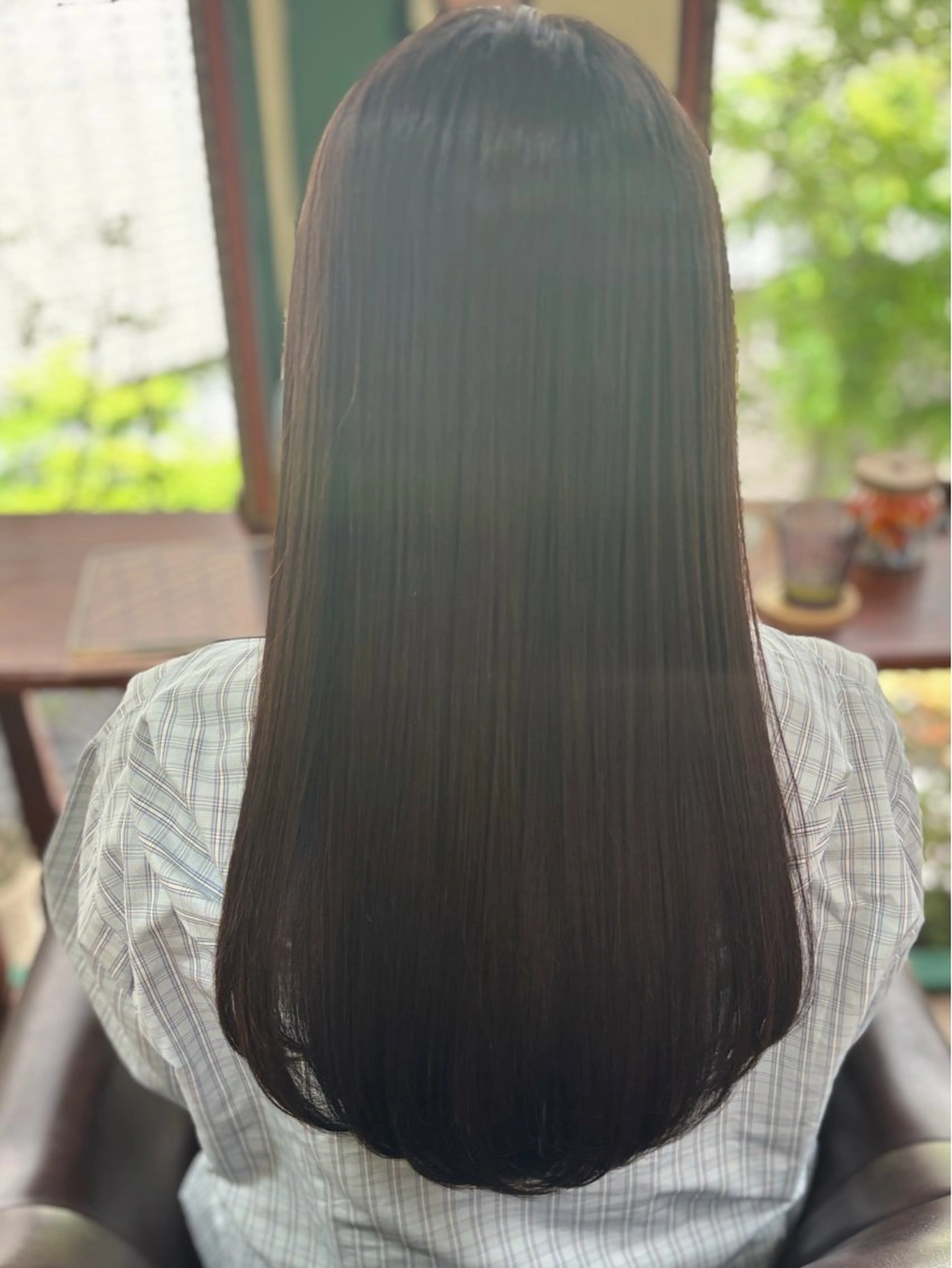 ロング 縮毛矯正 トリートメント . kanokoのヘアスタイル