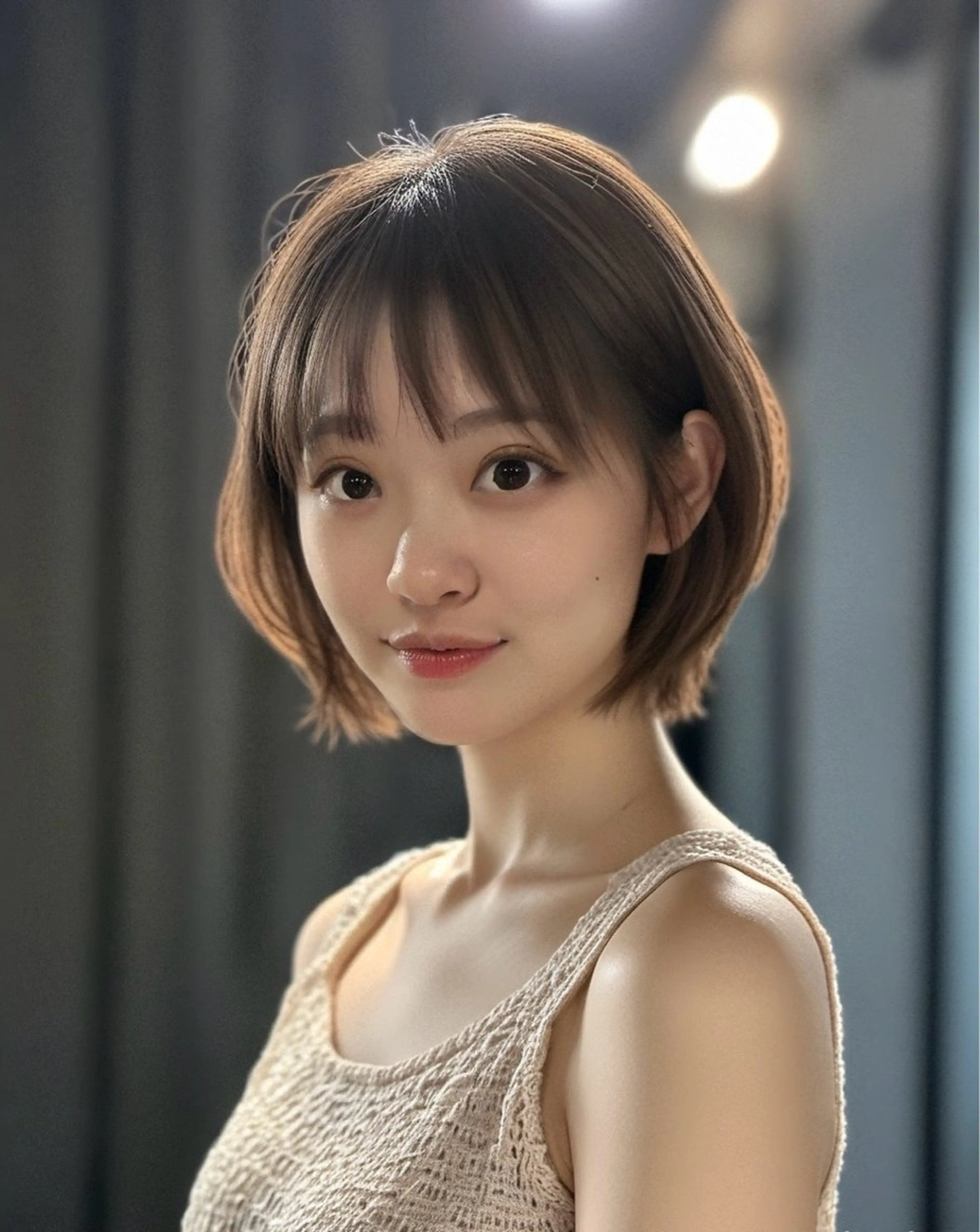 ショート カラー 小顔カット カット ヘアカラー 縮毛矯正 トリートメント uhiyama shotarouのヘアスタイル