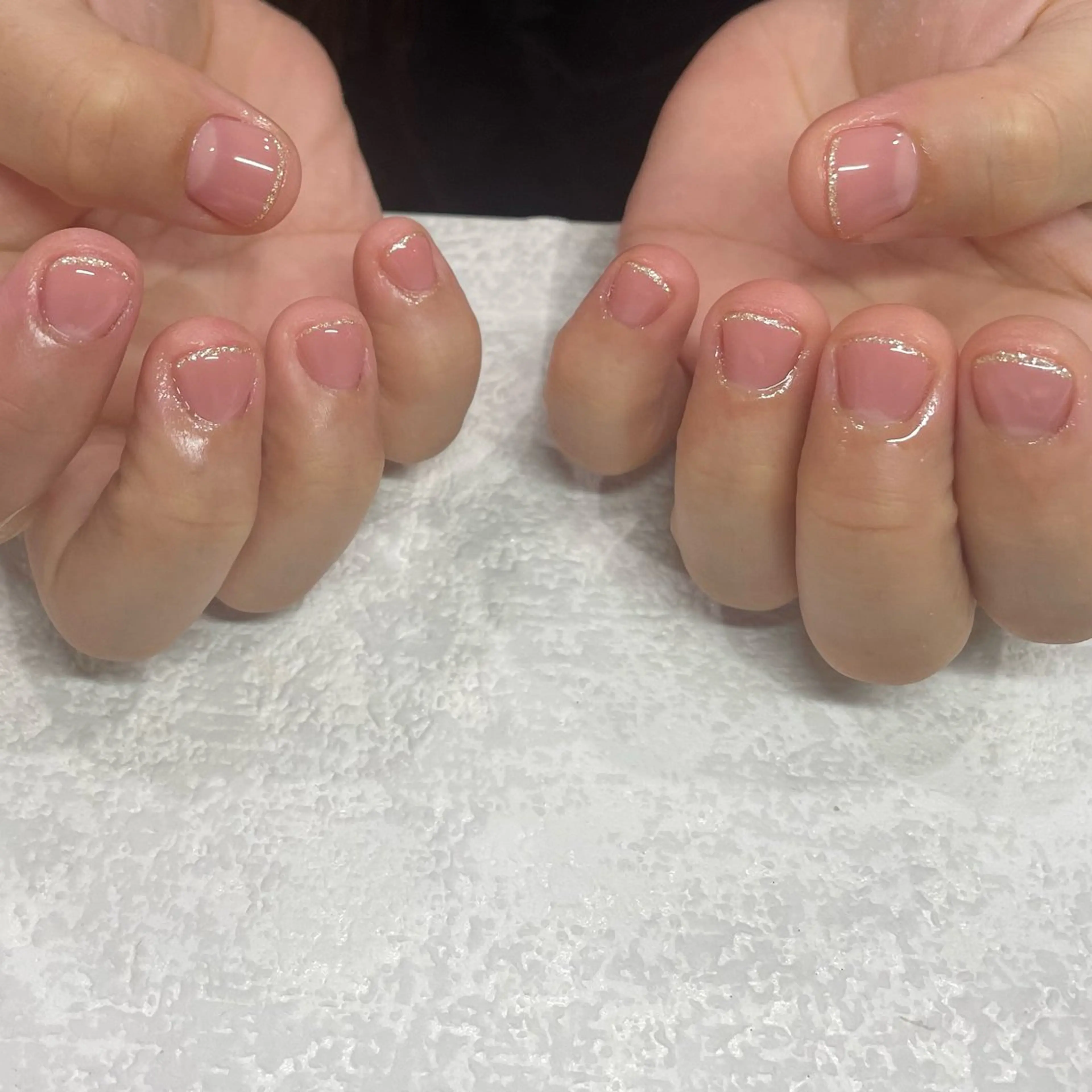 ネイル ラメ(グリッター) パラジェルサロン 大人女性が通うサロンのネイルデザイン