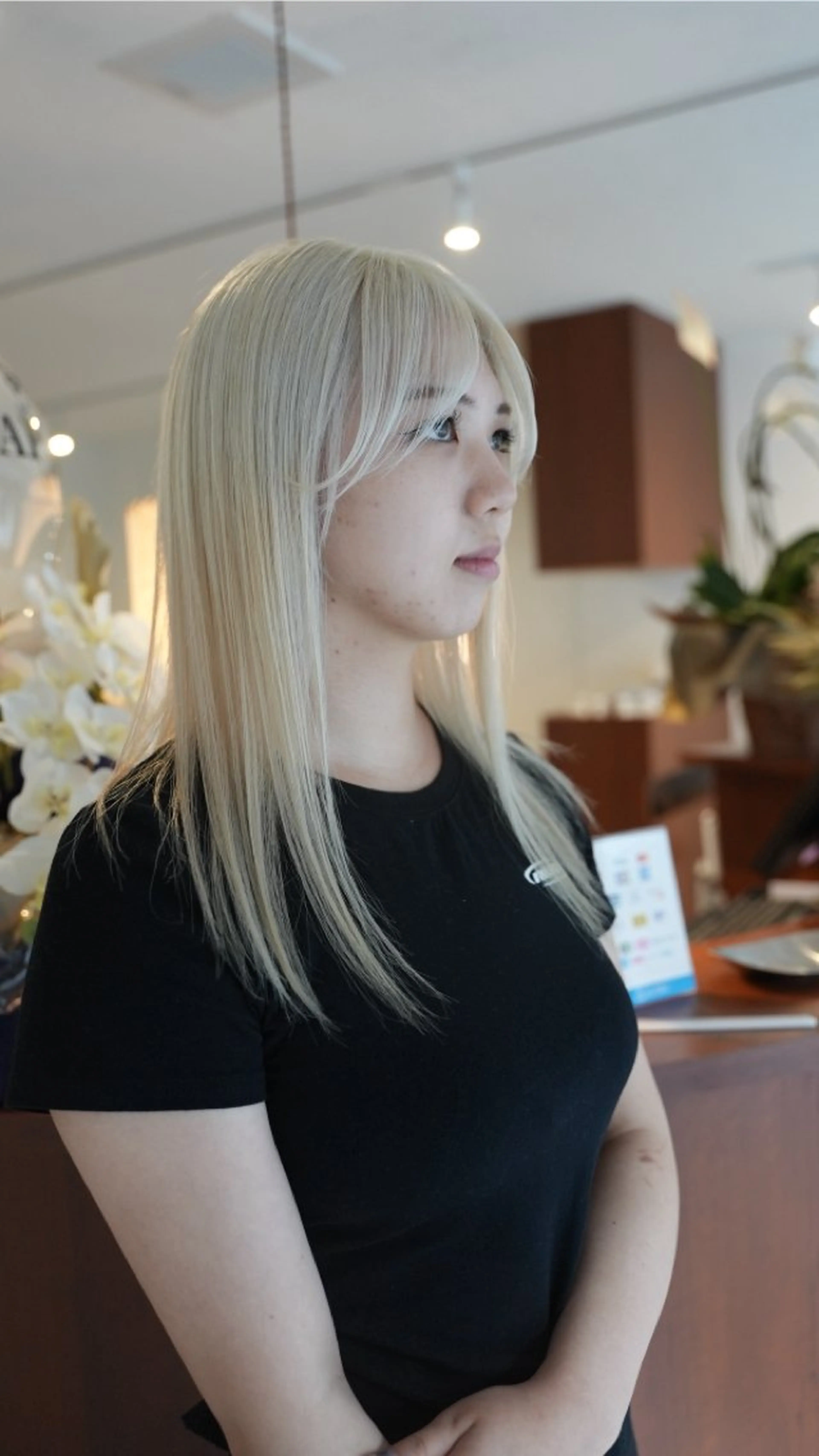 セミロング ヘアカラー トリートメント 🟤TAP🟤 木曳野　金沢店のヘアスタイル