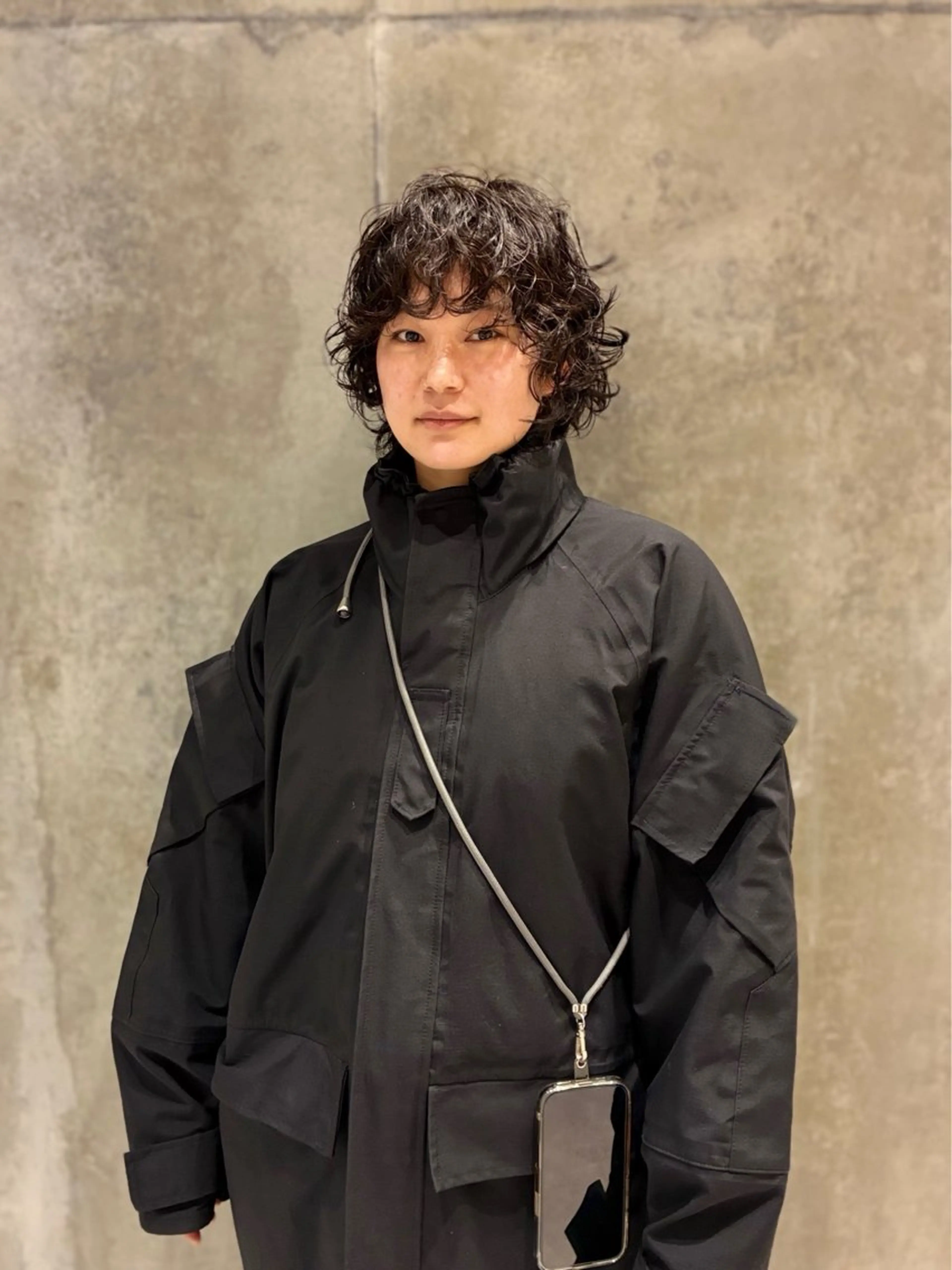 ショート パーマ カット パーマ 篠江 廉のヘアスタイル