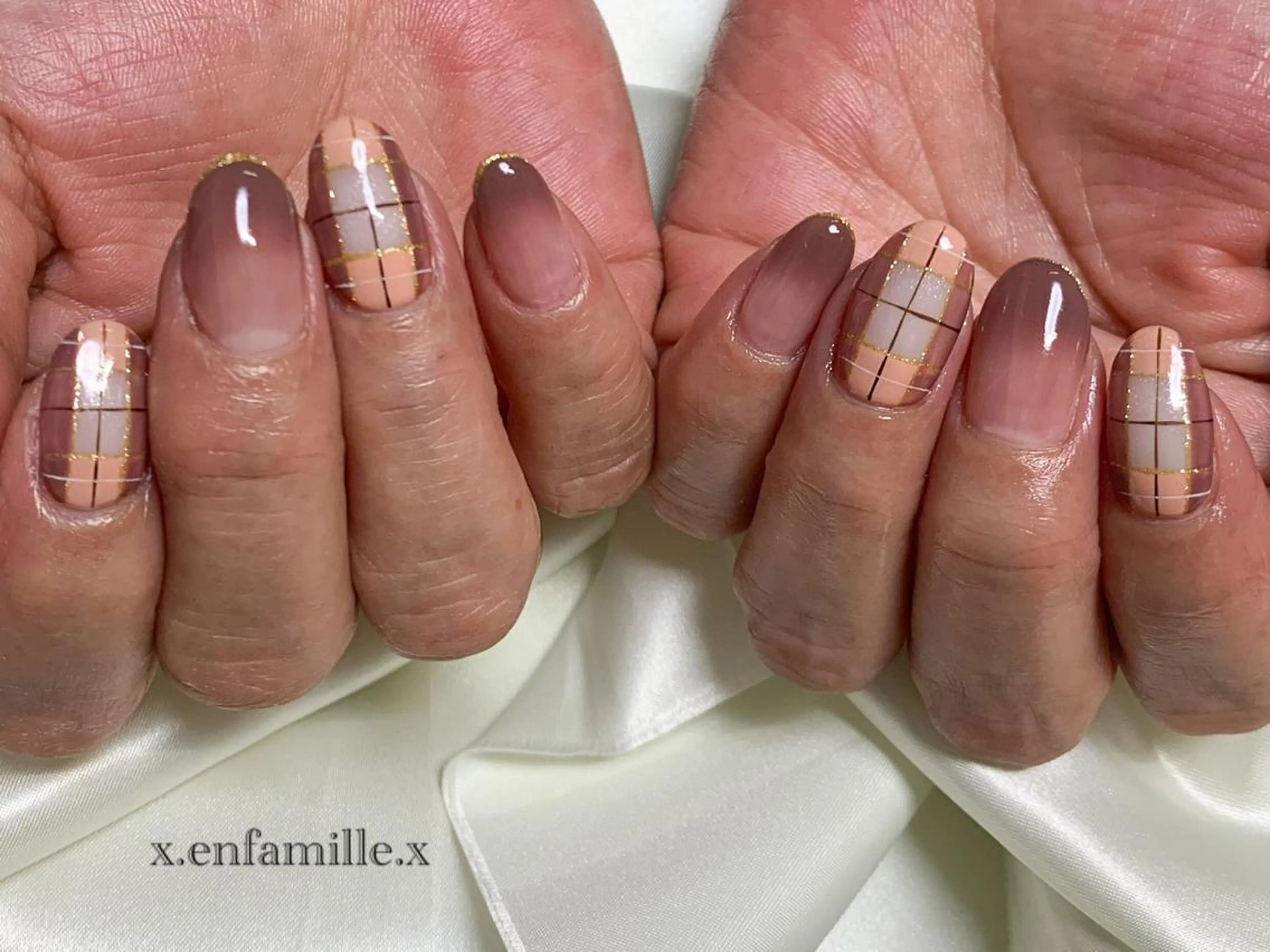 ネイル ハンドネイル nail salon en familleのネイルデザイン