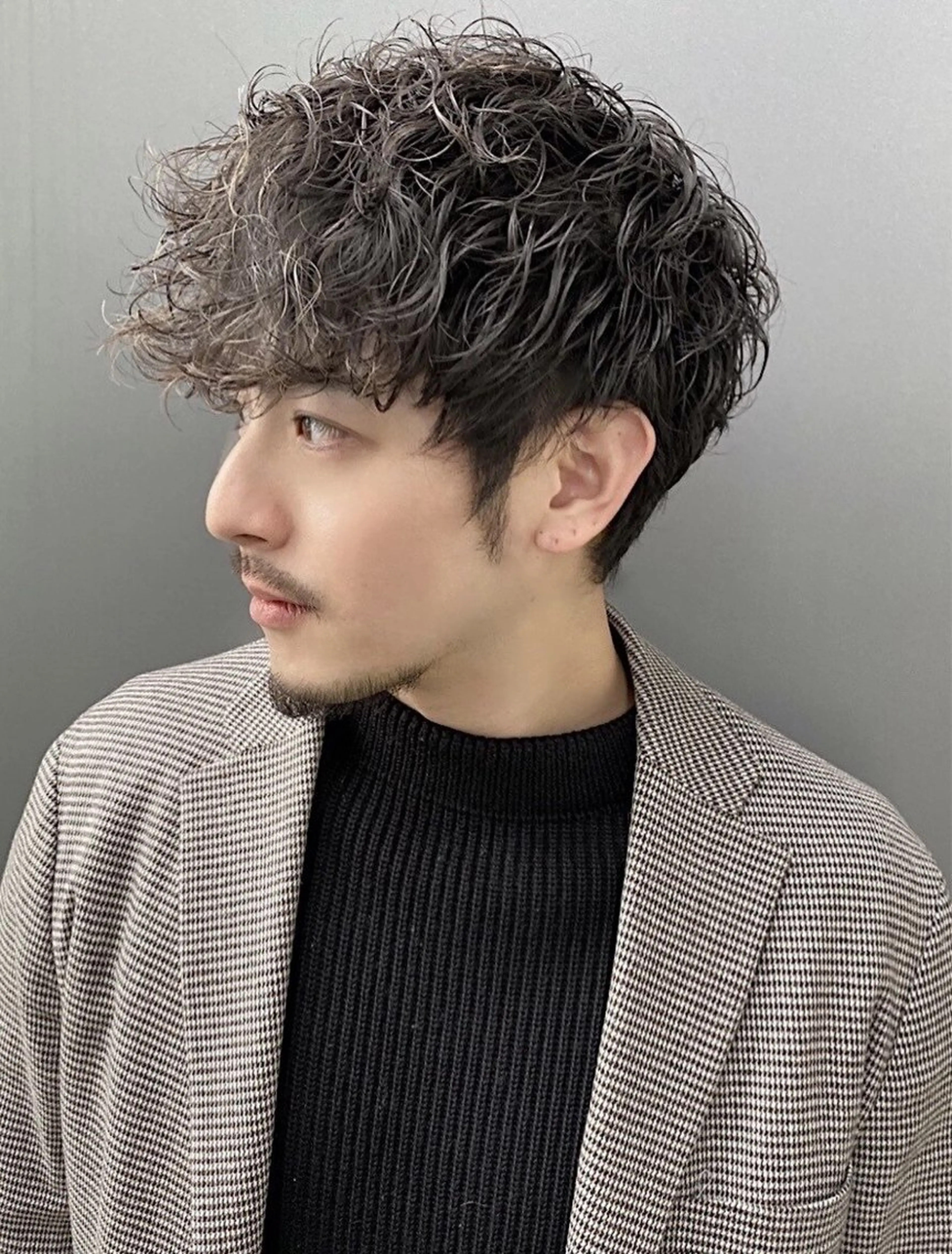 ショート メンズ ビジネス カット パーマ メンズ特化酒井翔太 /メンズカット/名駅のヘアスタイル