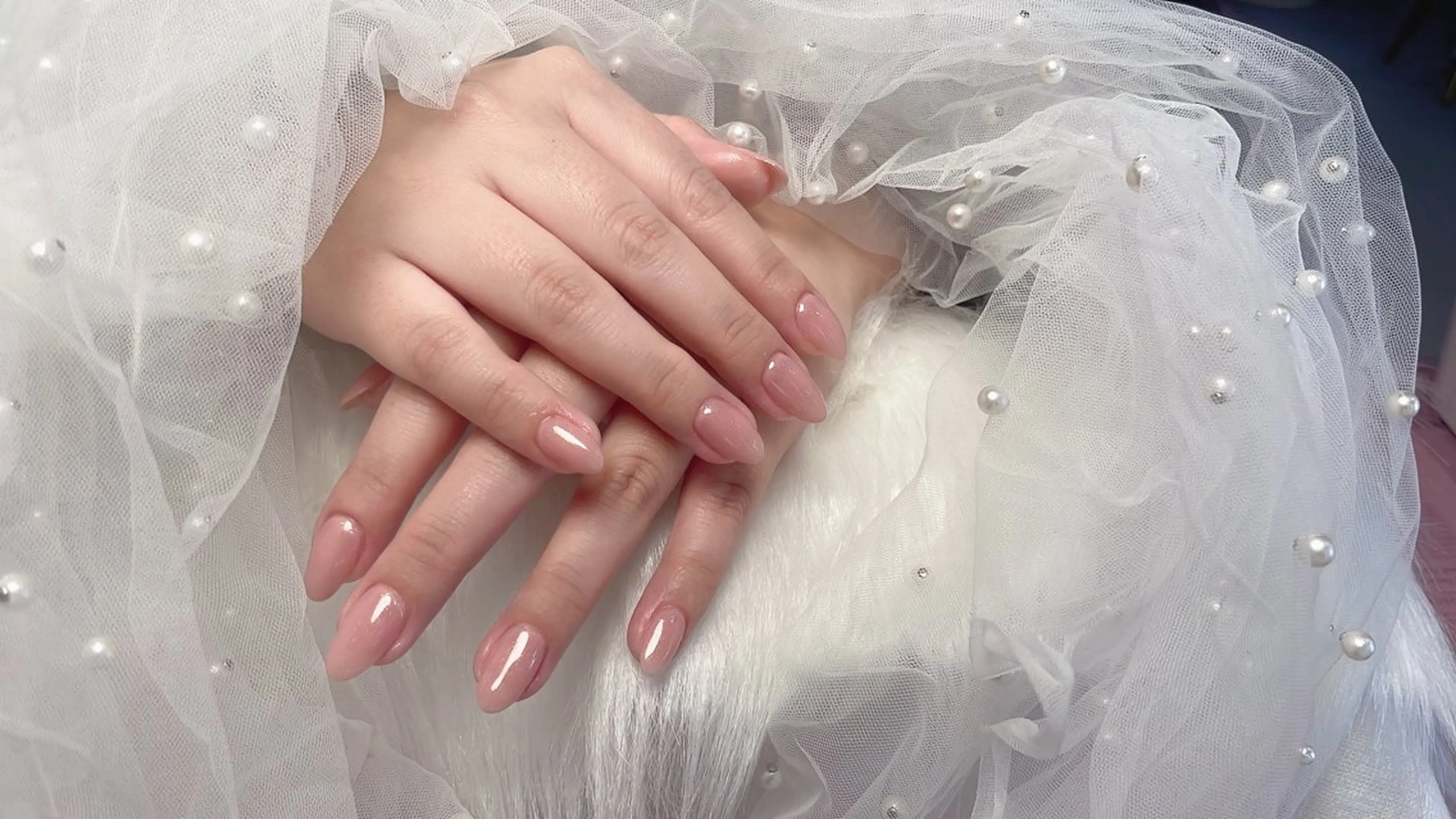 ネイル ハンドネイル 渋谷T&B りお ロング無制限中💫のネイルデザイン