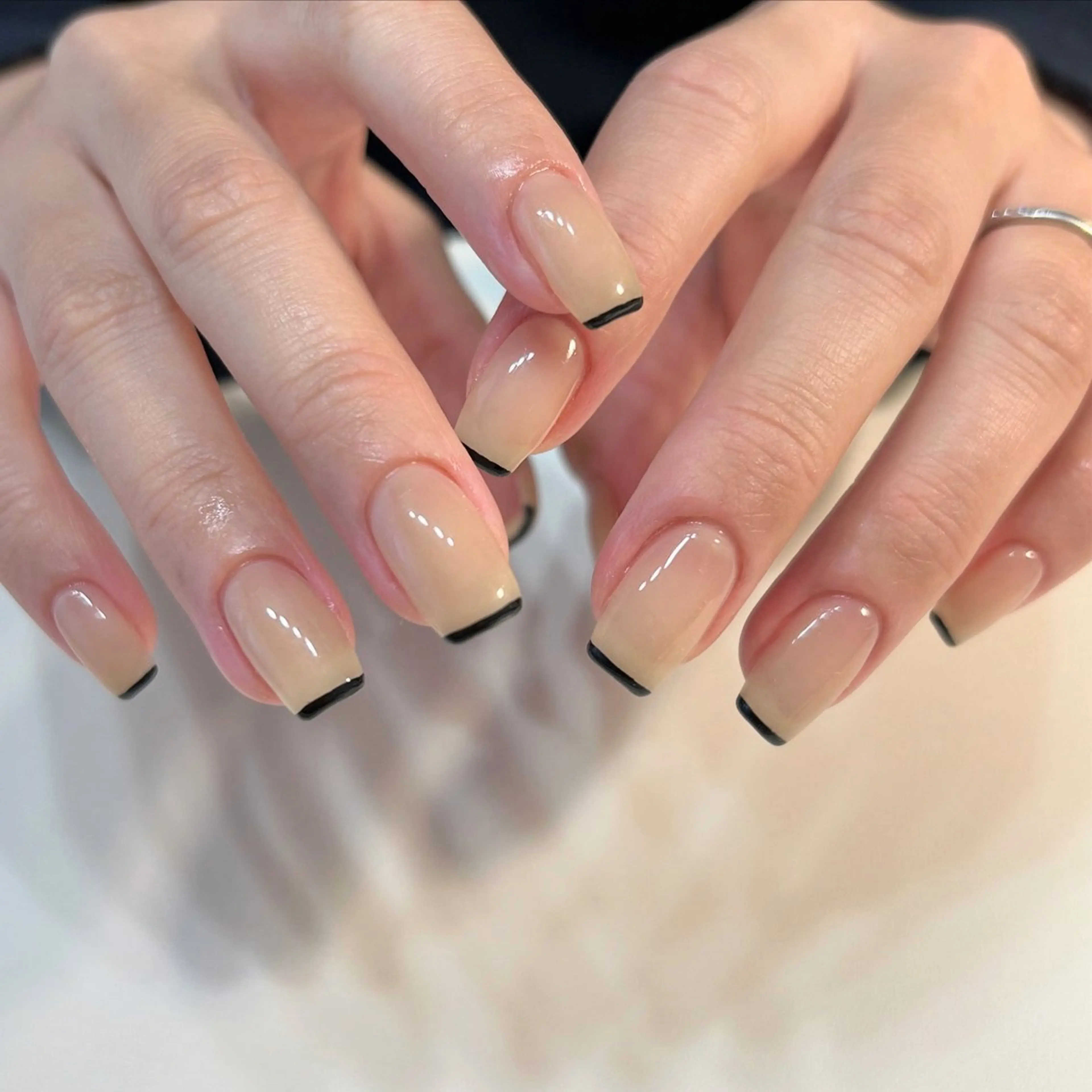 ネイル フレンチネイル tenoteno nail/yuuriのネイルデザイン